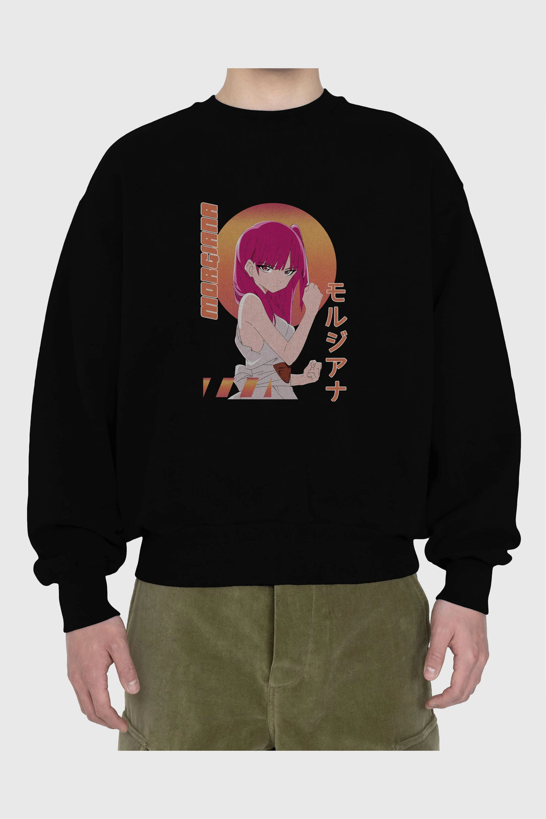 Morgiana 5 Anime Ön Baskılı Oversize Sweatshirt Erkek Kadın Unisex