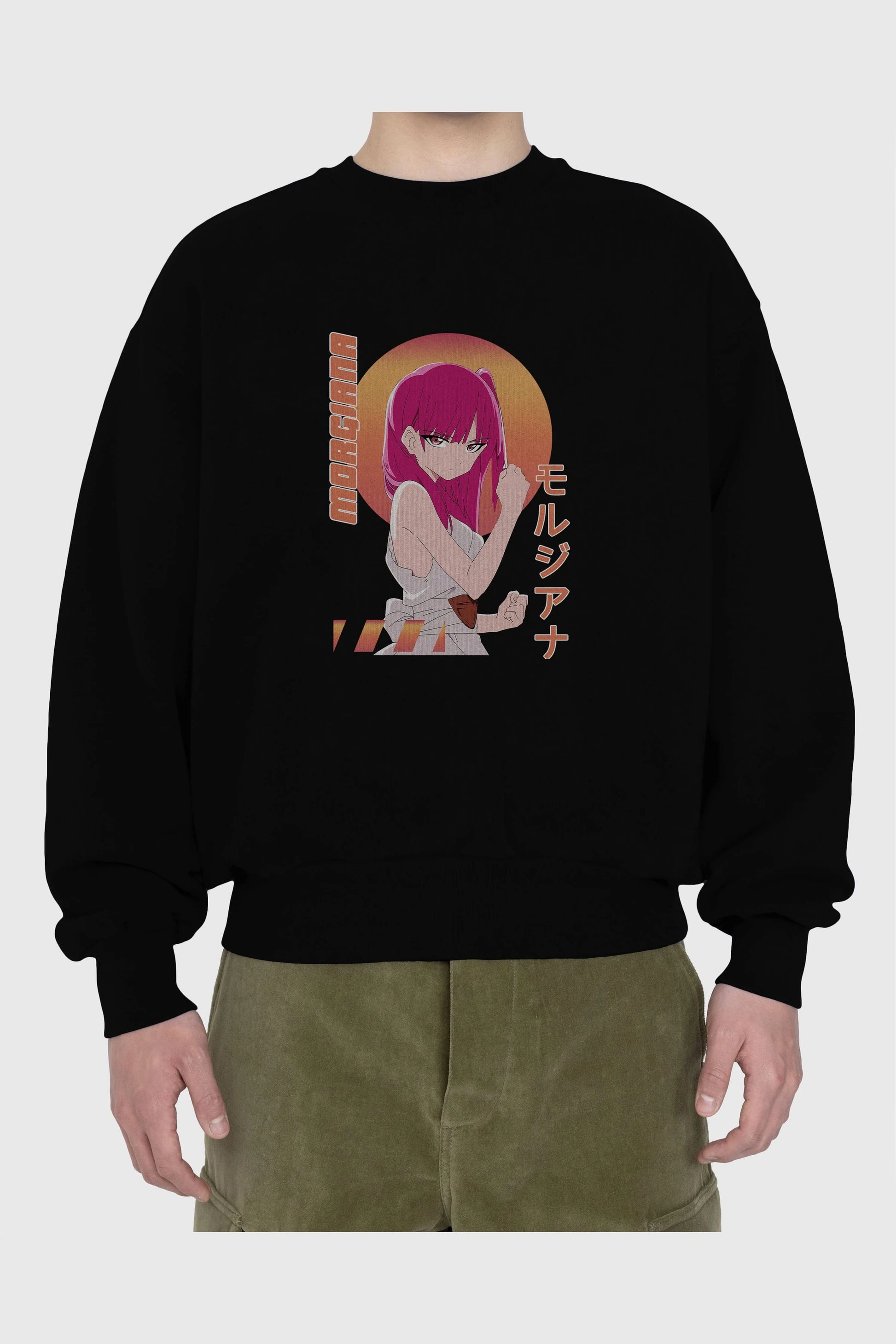 Morgiana 5 Anime Ön Baskılı Oversize Sweatshirt Erkek Kadın Unisex