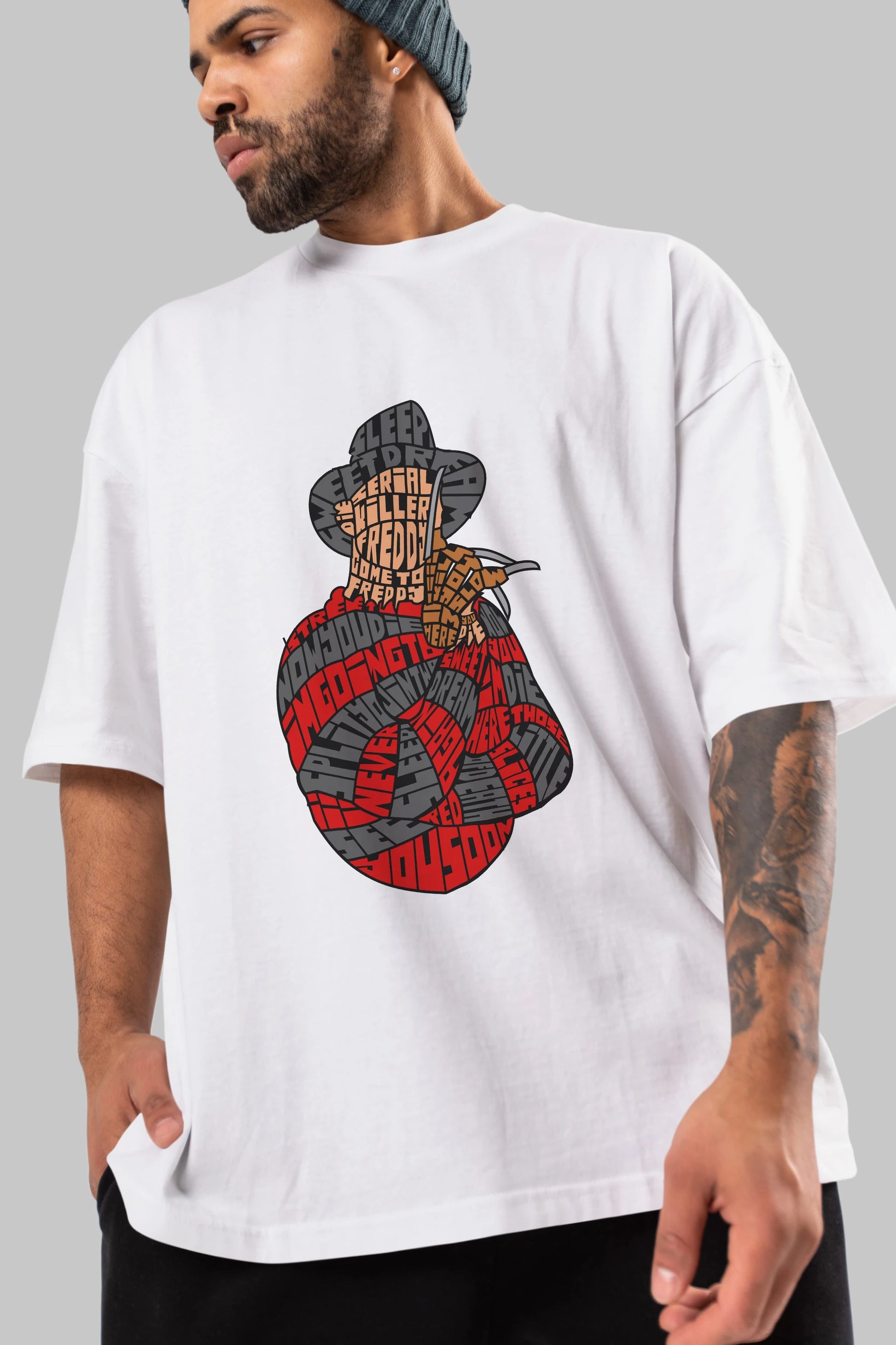 Sweet Dream Ön Baskılı Oversize t-shirt %100 pamuk Erkek Kadın Unisex