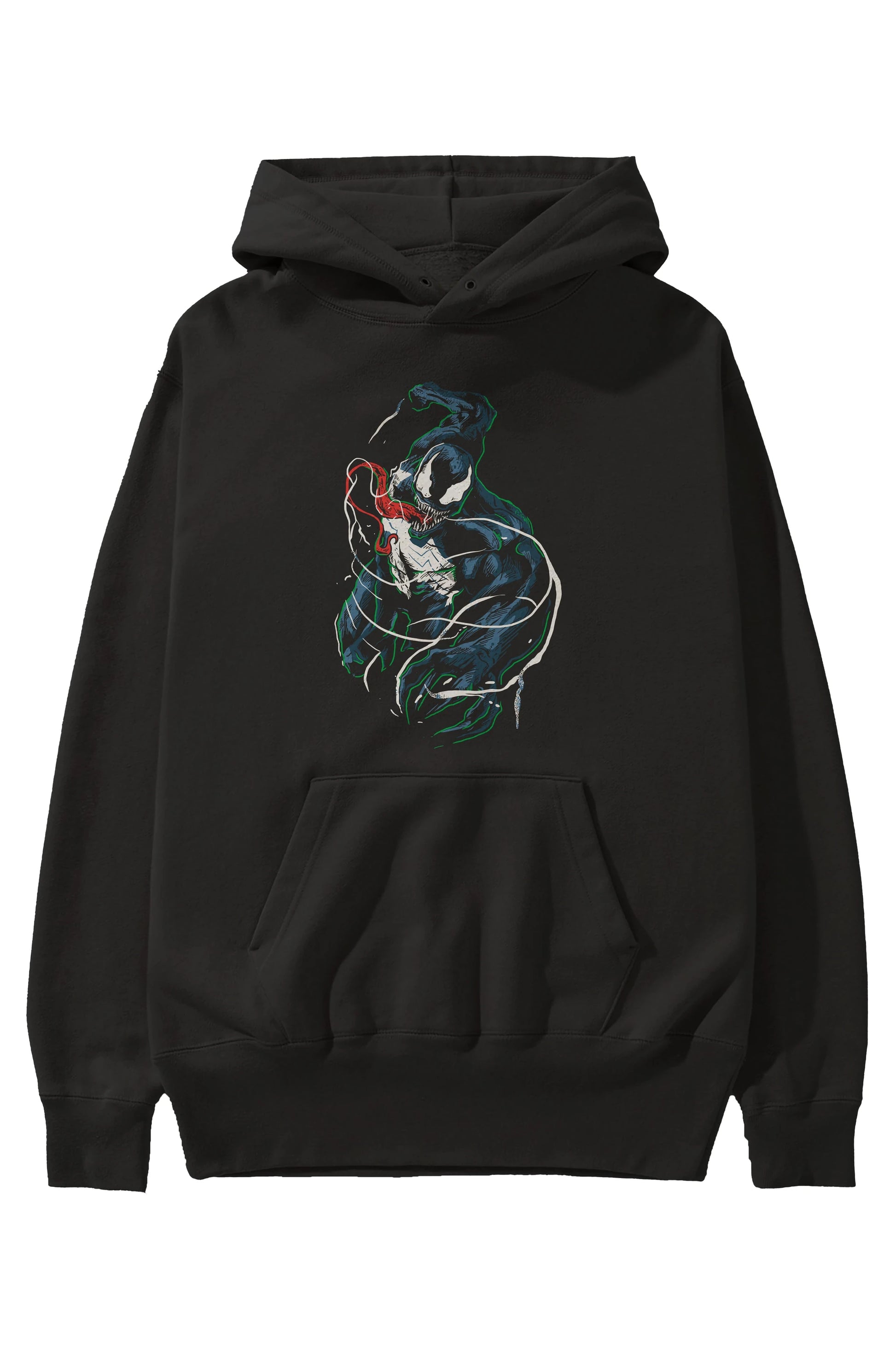 Venom (5) Ön Baskılı Hoodie Oversize Kapüşonlu Sweatshirt Erkek Kadın Unisex