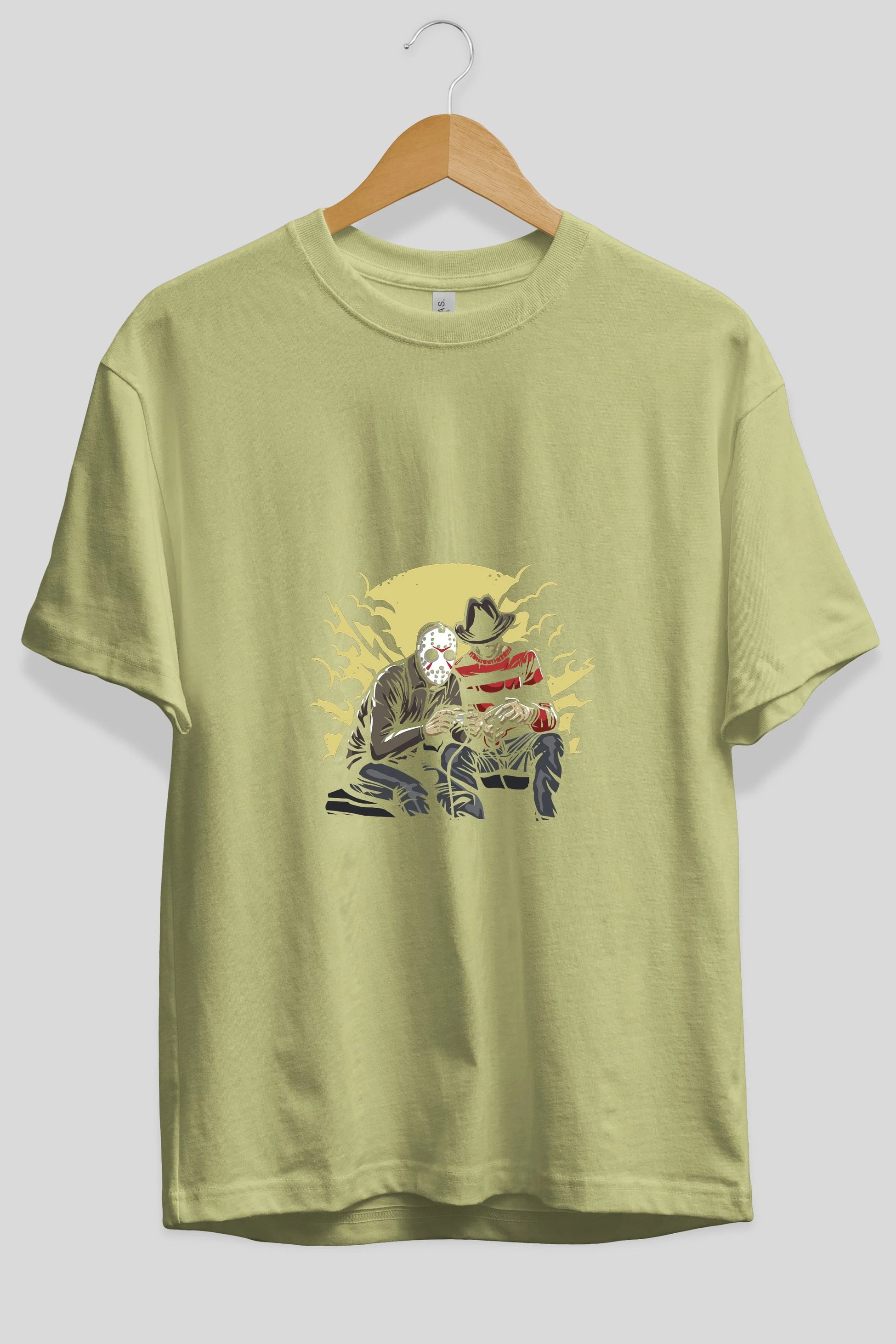 Dark Gamers Ön Baskılı Oversize t-shirt Erkek Kadın Unisex %100 Pamuk tişort