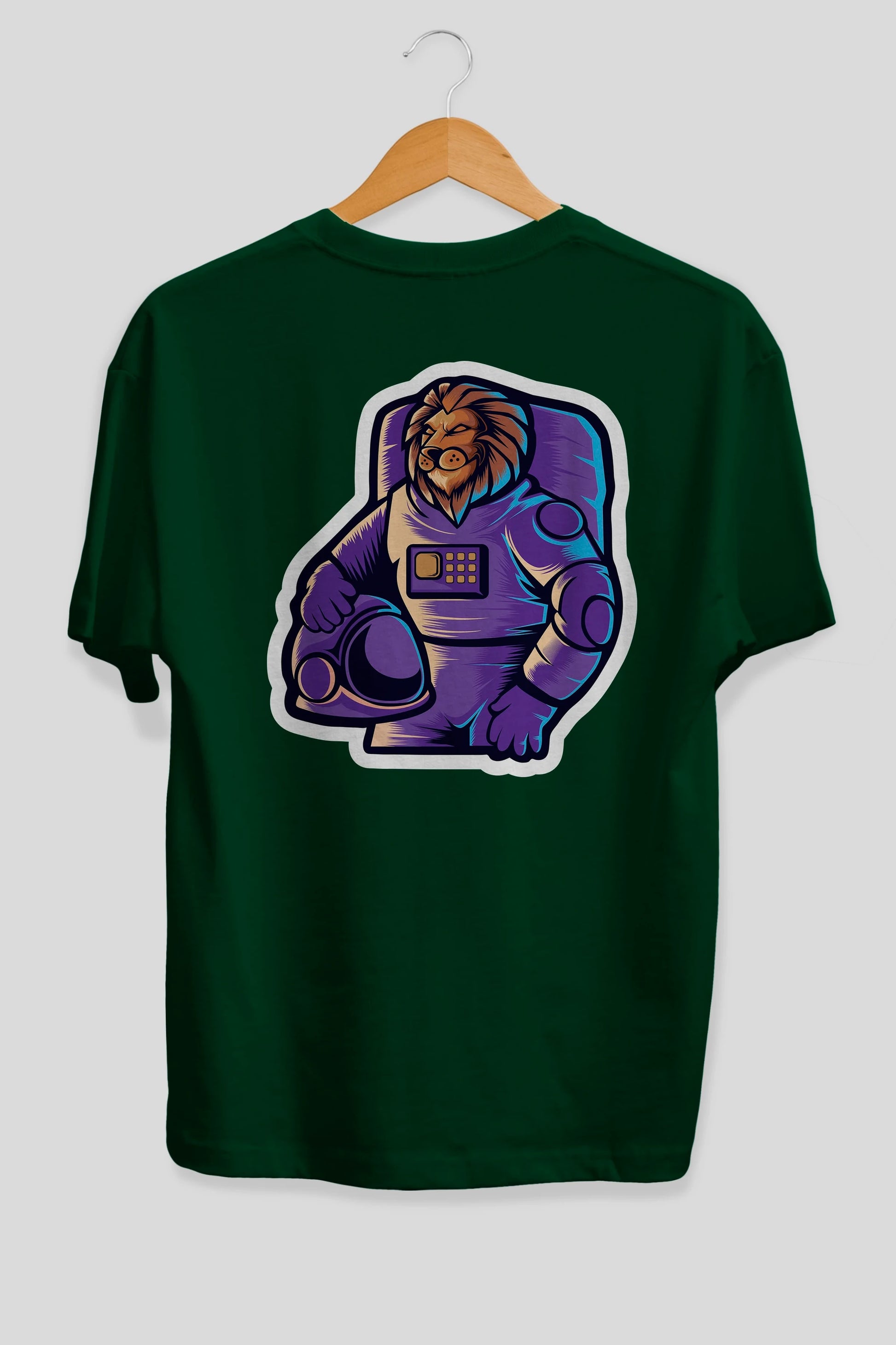 Astroking Sticker Arka Baskılı Oversize t-shirt Erkek Kadın Unisex
