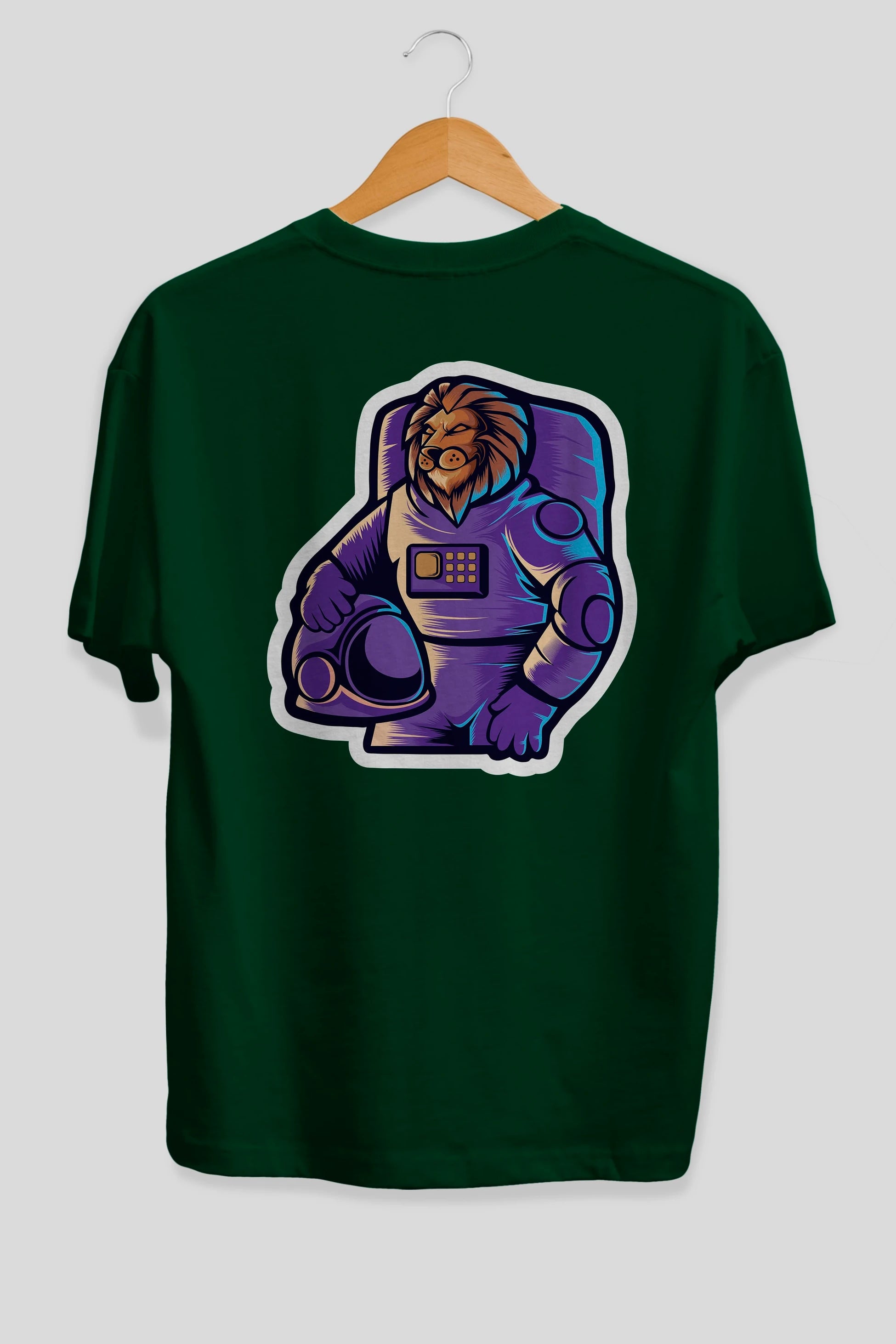 Astroking Sticker Arka Baskılı Oversize t-shirt Erkek Kadın Unisex