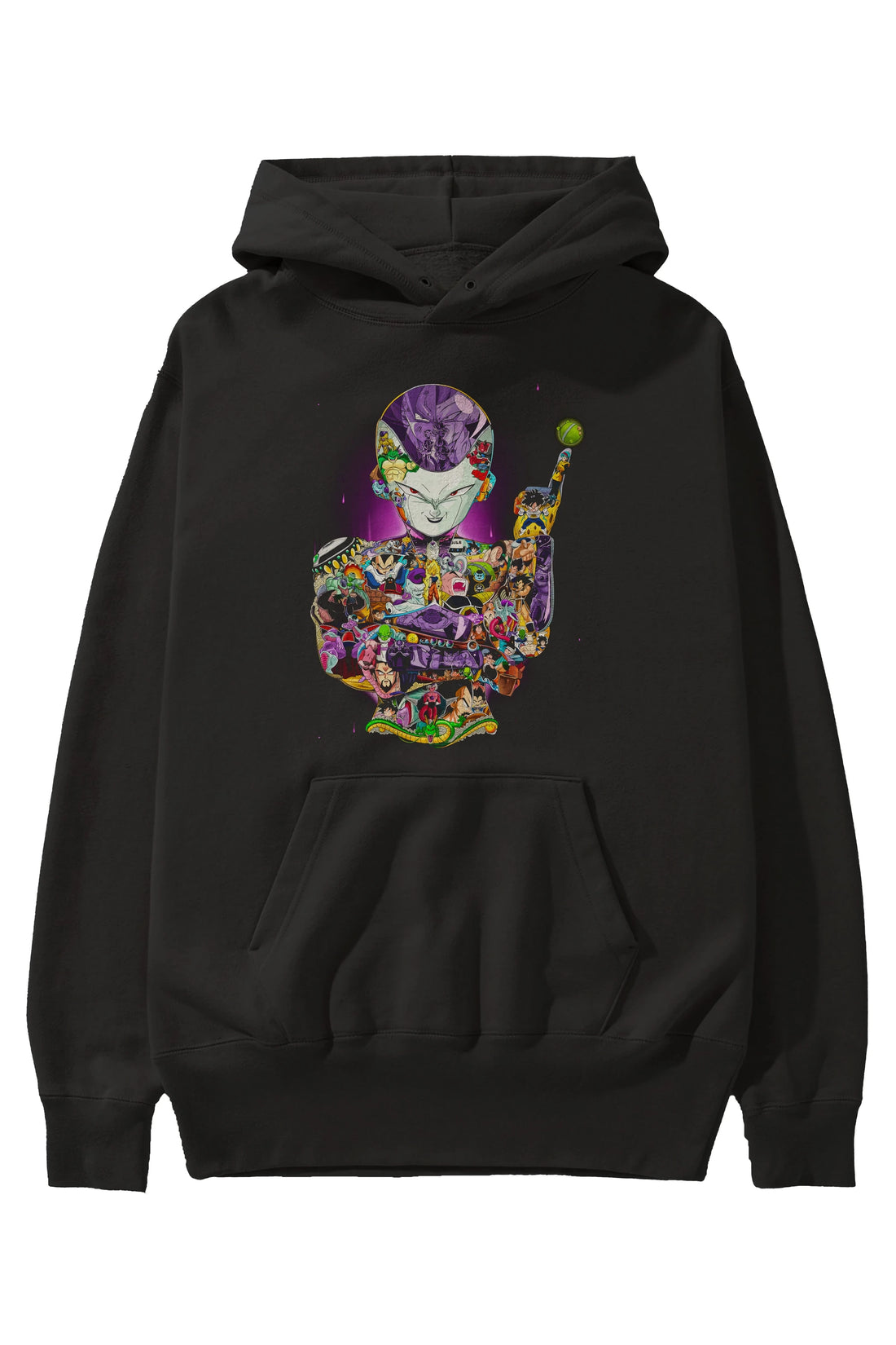 DRAGON BALL ART (4) Anime Ön Baskılı Hoodie Oversize Kapüşonlu Sweatshirt Erkek Kadın Unisex