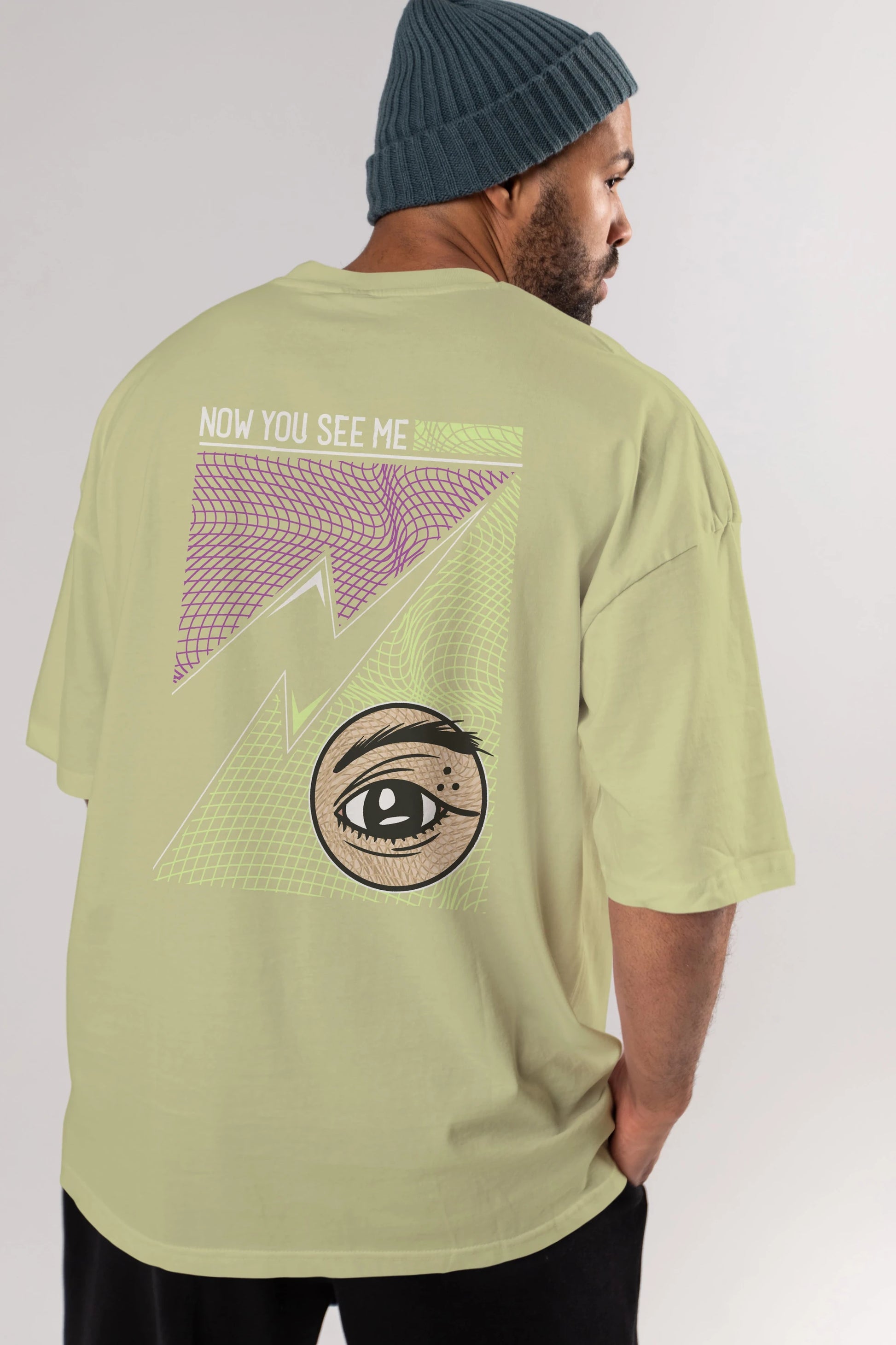Now You See Me Arka Baskılı Oversize t-shirt Erkek Kadın Unisex