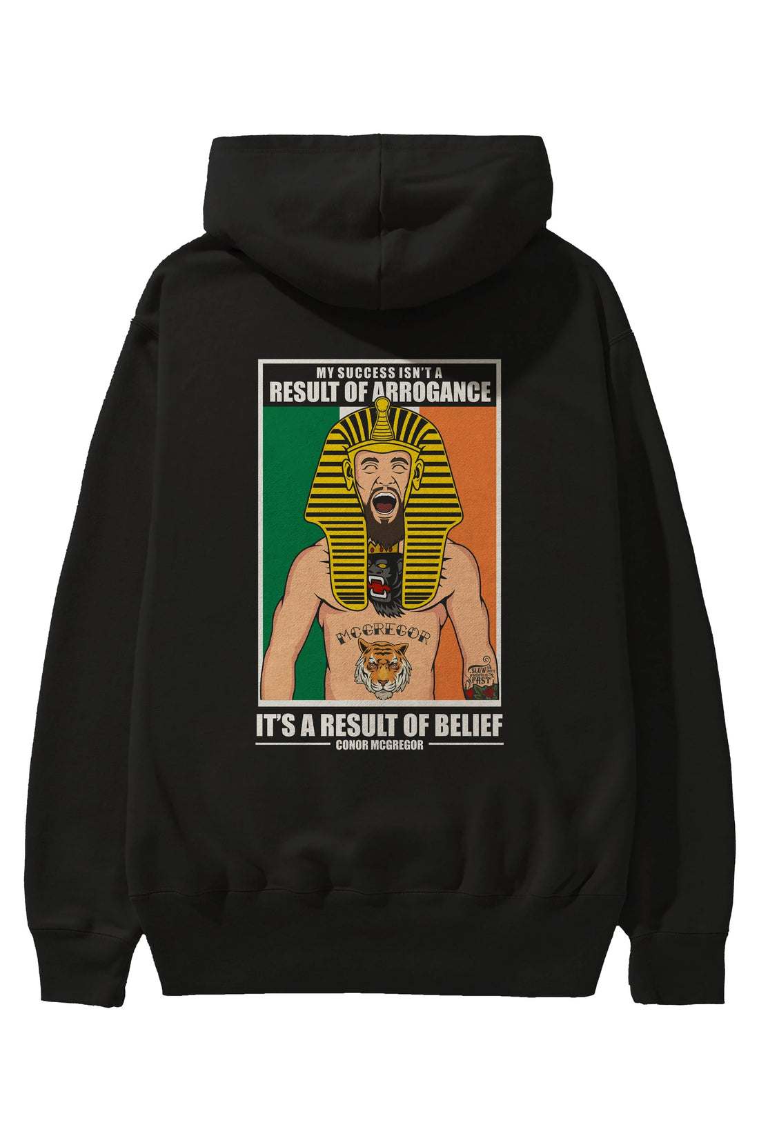 McGregor Pharaoh Arka Baskılı Hoodie Oversize Kapüşonlu Sweatshirt Erkek Kadın Unisex