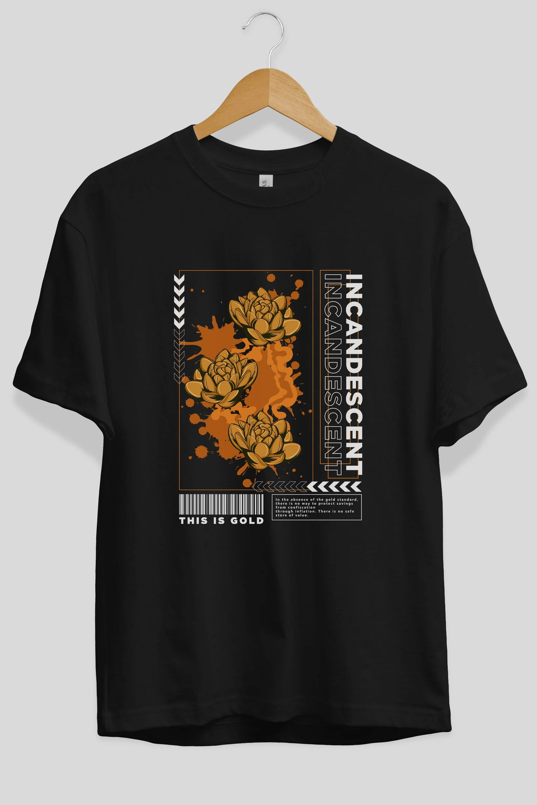 Incandescent Ön Baskılı Oversize t-shirt Erkek Kadın Unisex