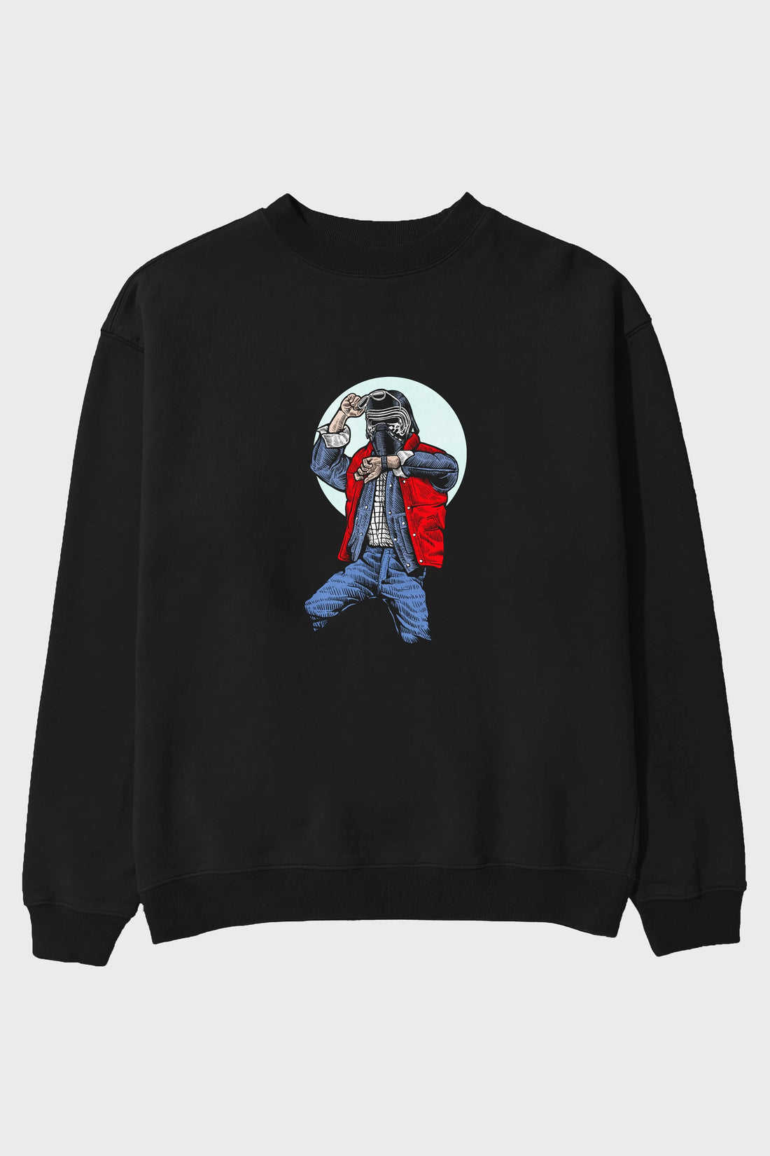 Kylo Mcfly Ön Baskılı Oversize Sweatshirt Erkek Kadın Unisex