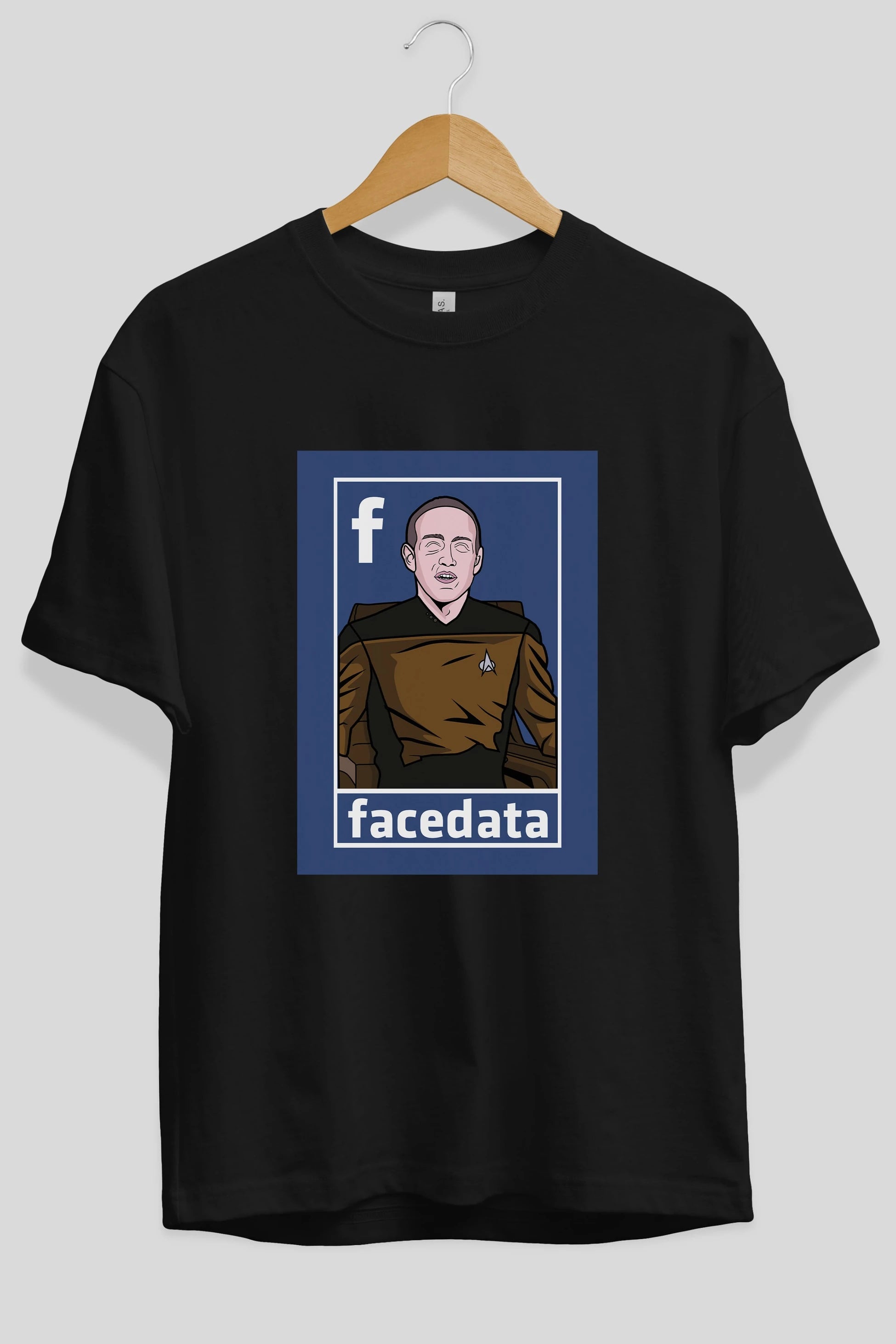 Zukerberg Data Ön Baskılı Oversize t-shirt Erkek Kadın Unisex %100 Pamuk tişort