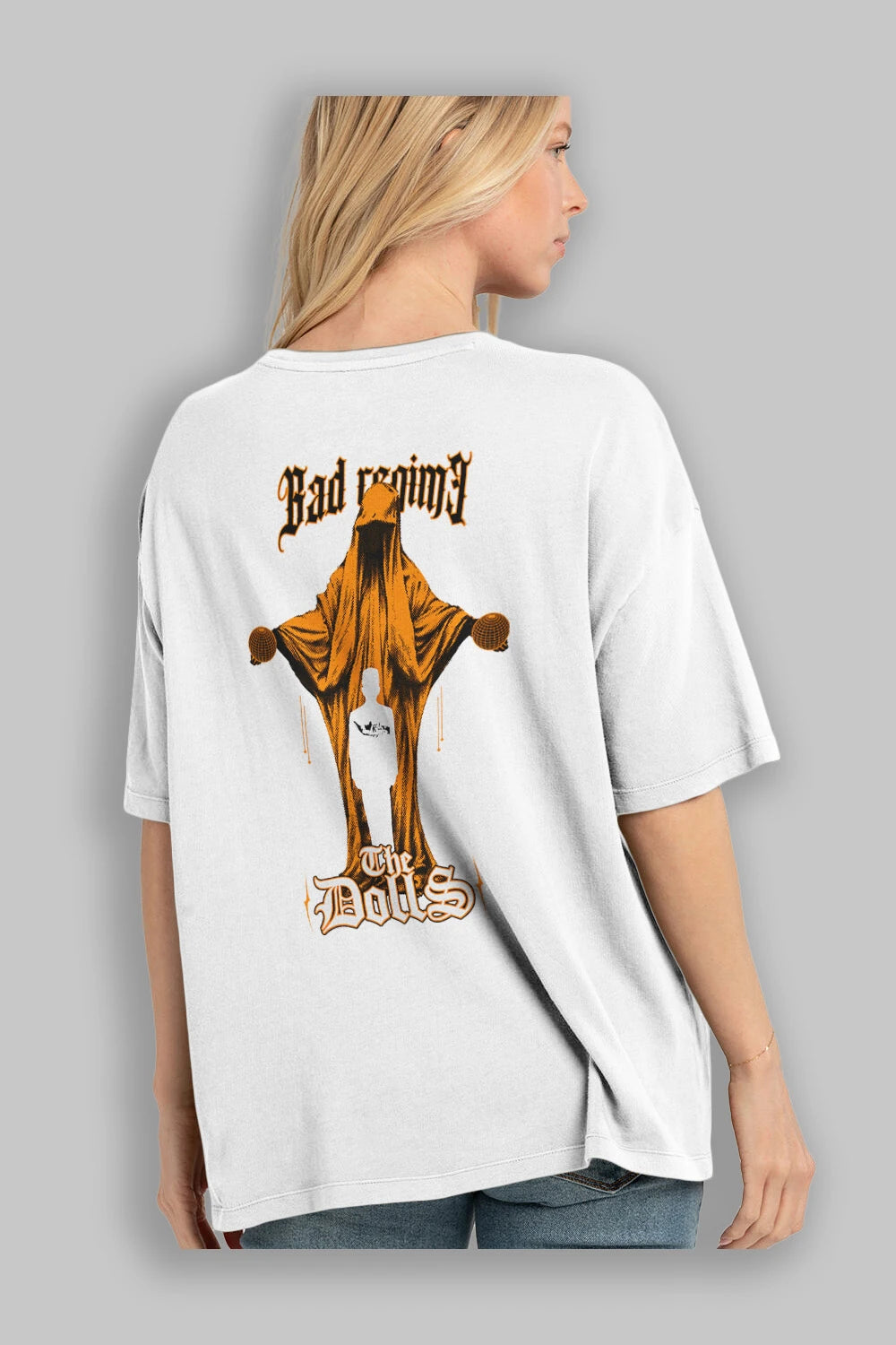 The Dolls Arka Baskılı Oversize t-shirt Erkek Kadın Unisex