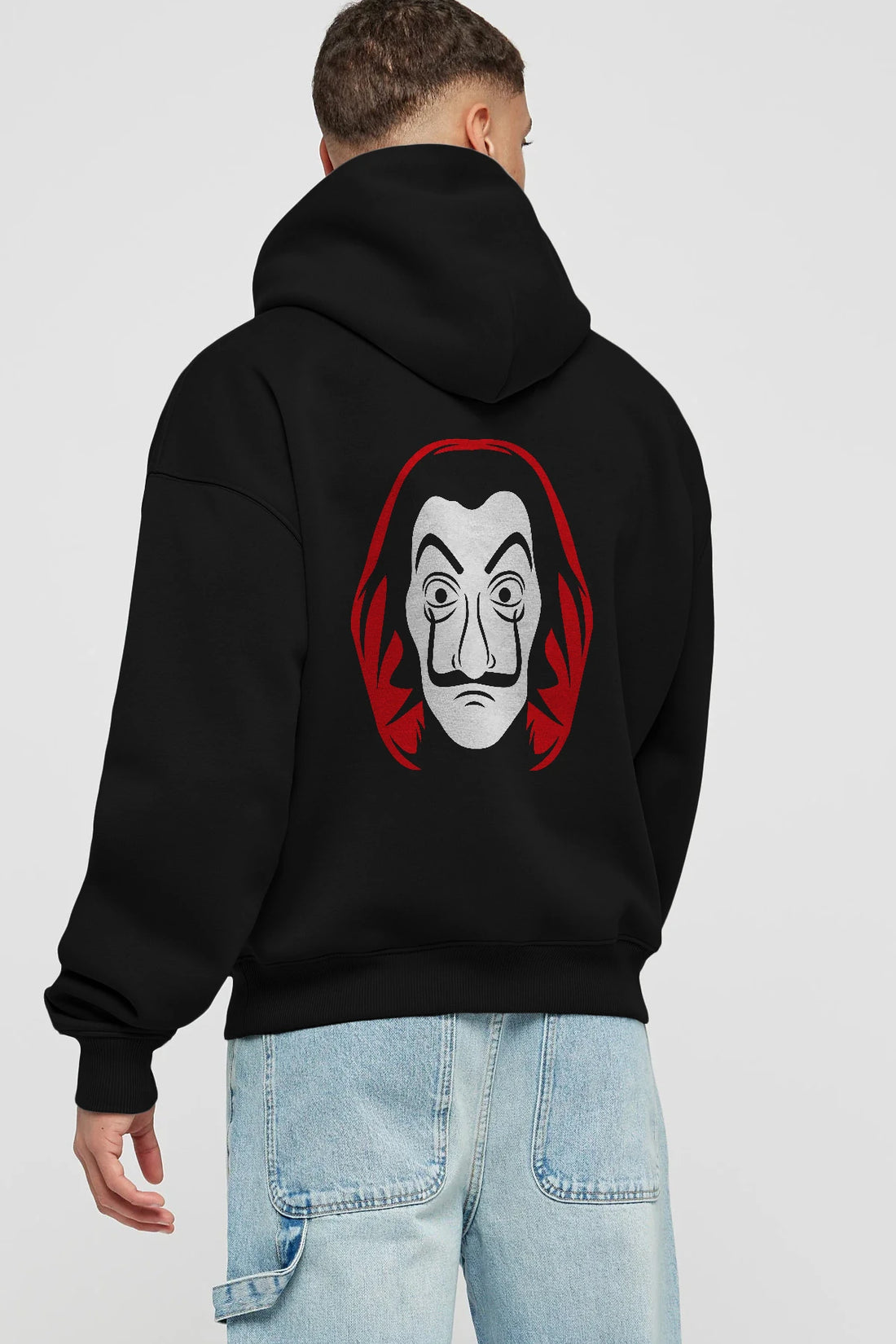La Casa De Papel (8) Arka Baskılı Hoodie Oversize Kapüşonlu Sweatshirt Erkek Kadın Unisex
