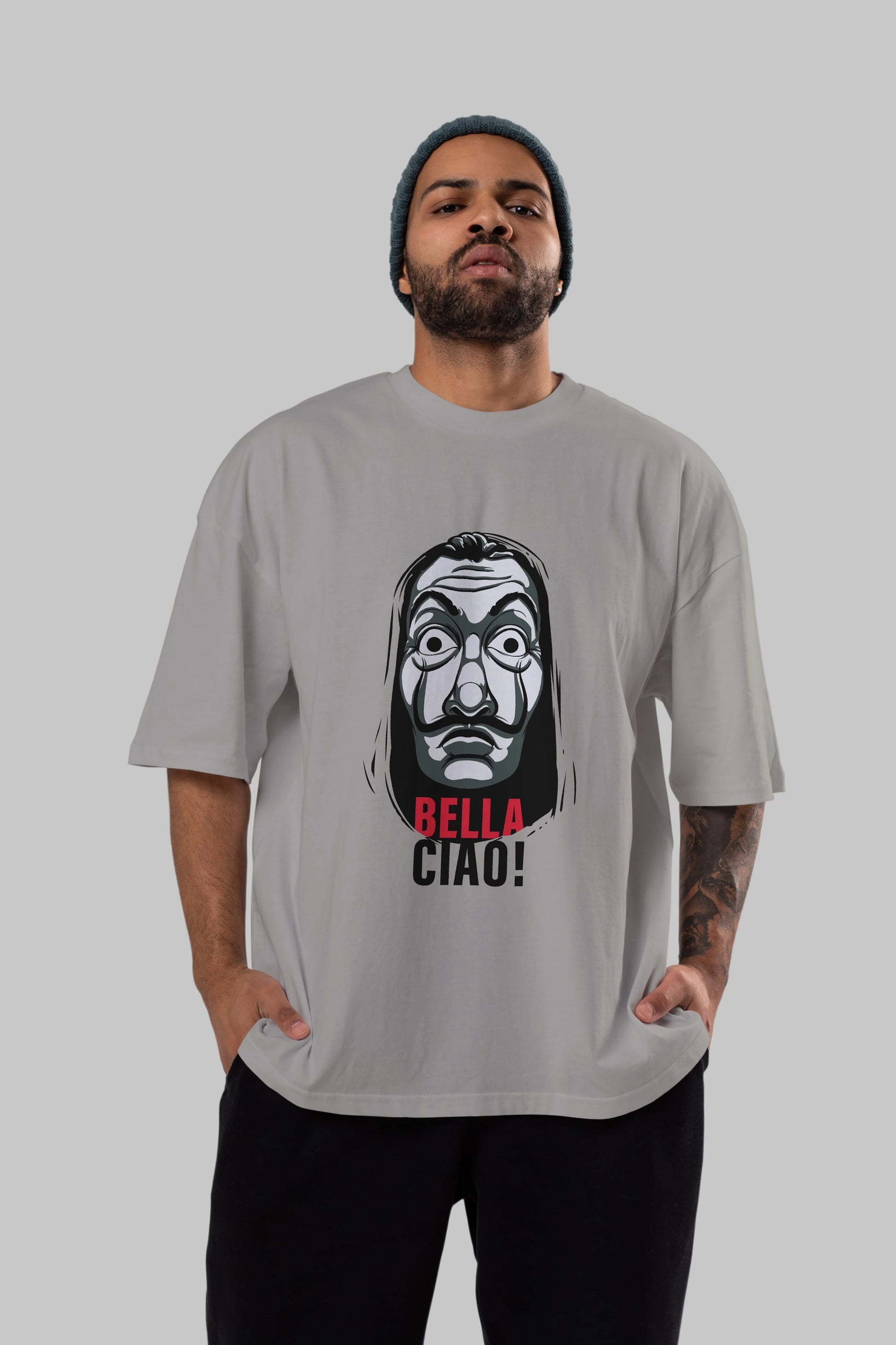 La Casa De Papel (12) Ön Baskılı Oversize t-shirt Erkek Kadın Unisex %100 Pamuk Bisiklet Yaka tişort