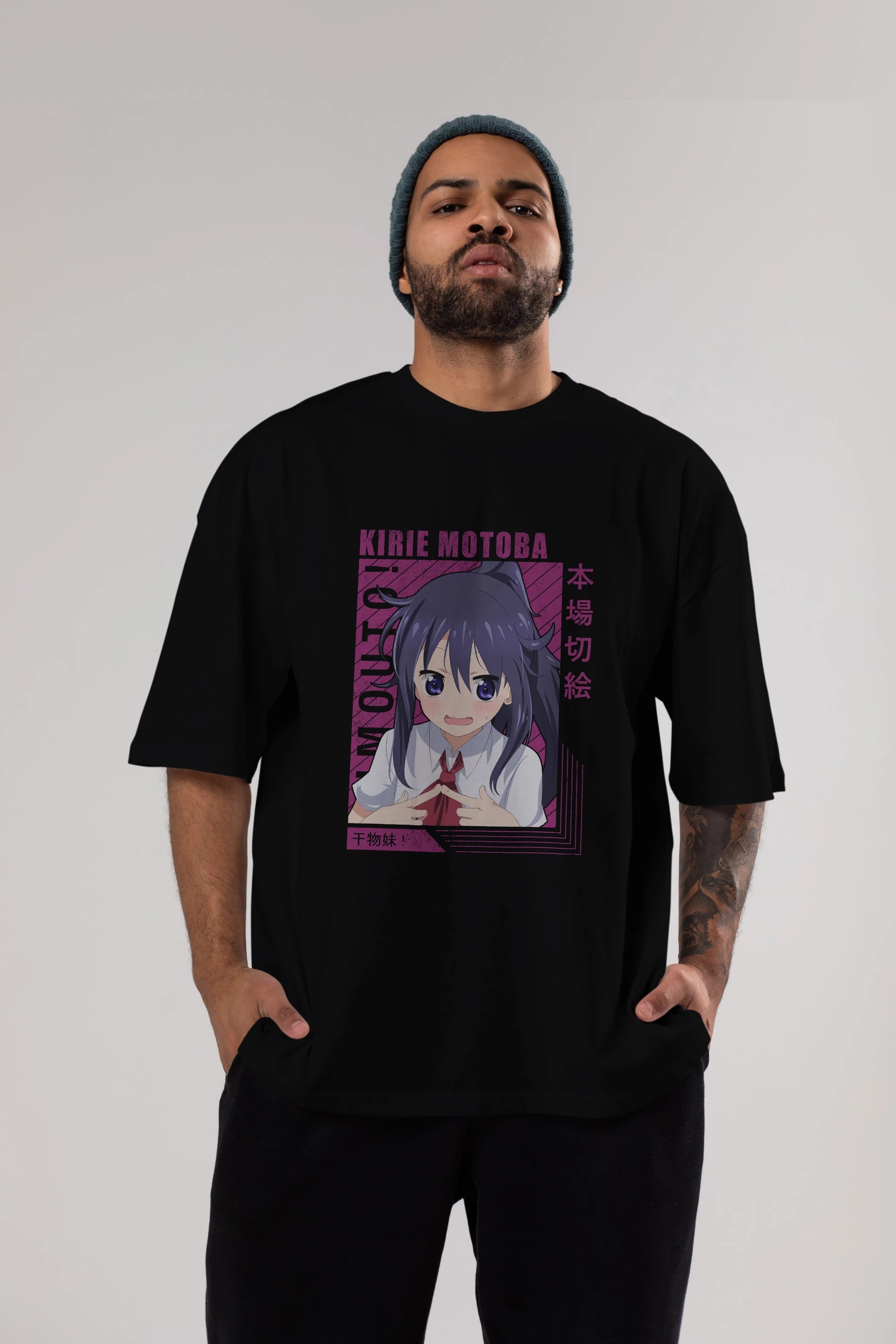 Kirie Motoba 4 Anime Ön Baskılı Oversize t-shirt %100 pamuk Erkek Kadın Unisex