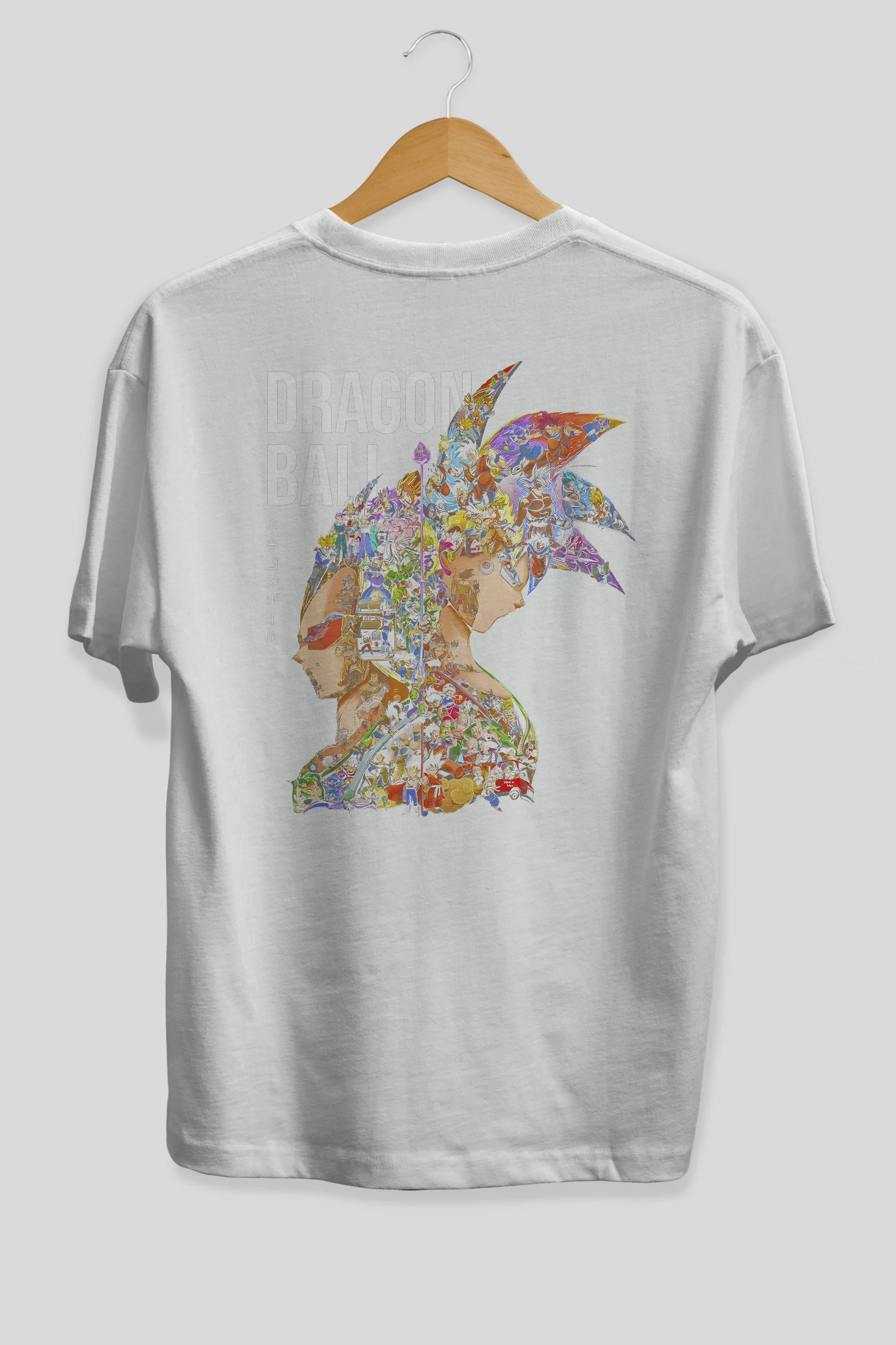 DRAGON BALL ART (5) Anime Arka Baskılı Oversize t-shirt Erkek Kadın Unisex