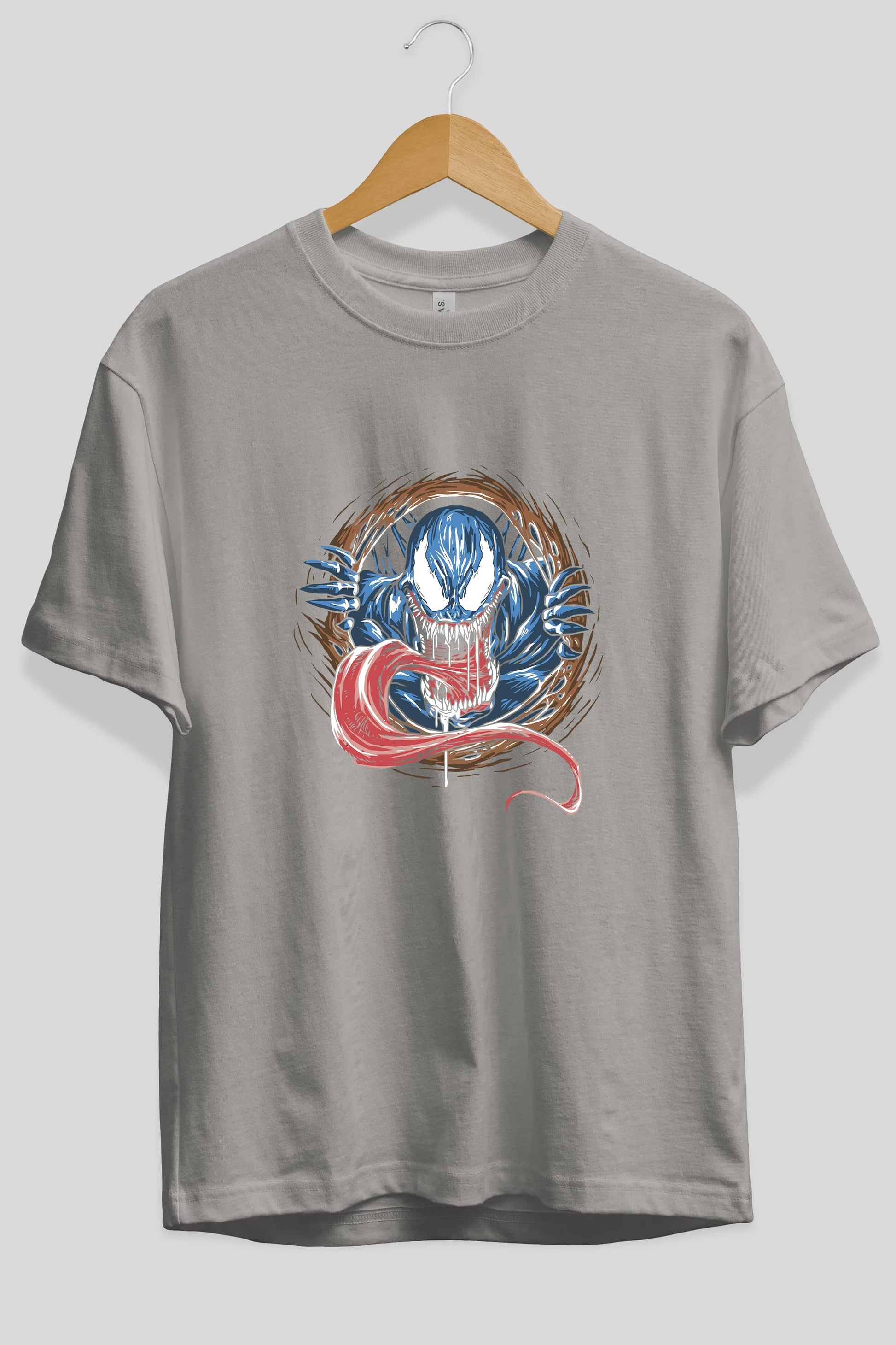 Venom (7) Ön Baskılı Oversize t-shirt Erkek Kadın Unisex %100 Pamuk Bisiklet Yaka tişort