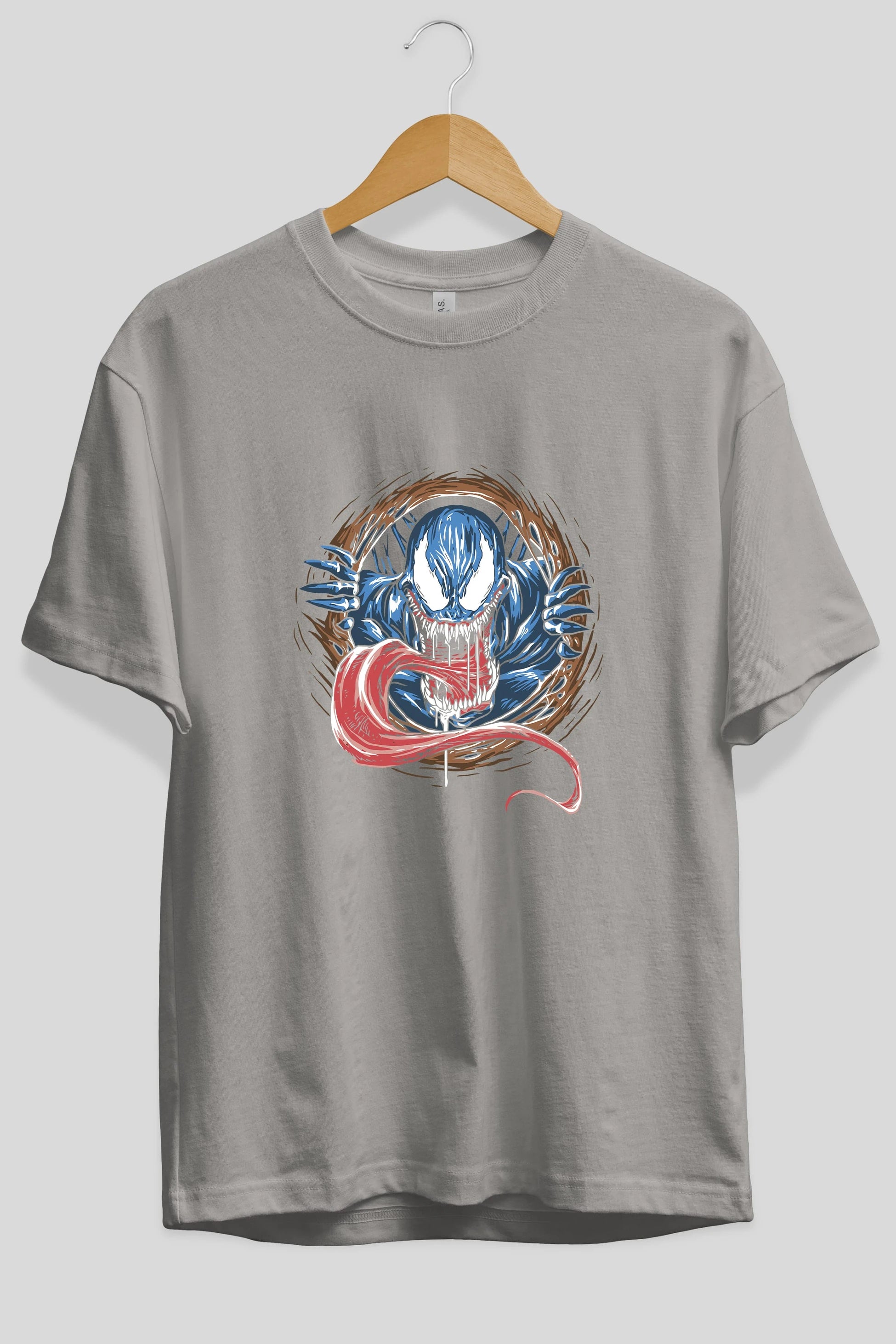 Venom (7) Ön Baskılı Oversize t-shirt Erkek Kadın Unisex %100 Pamuk Bisiklet Yaka tişort