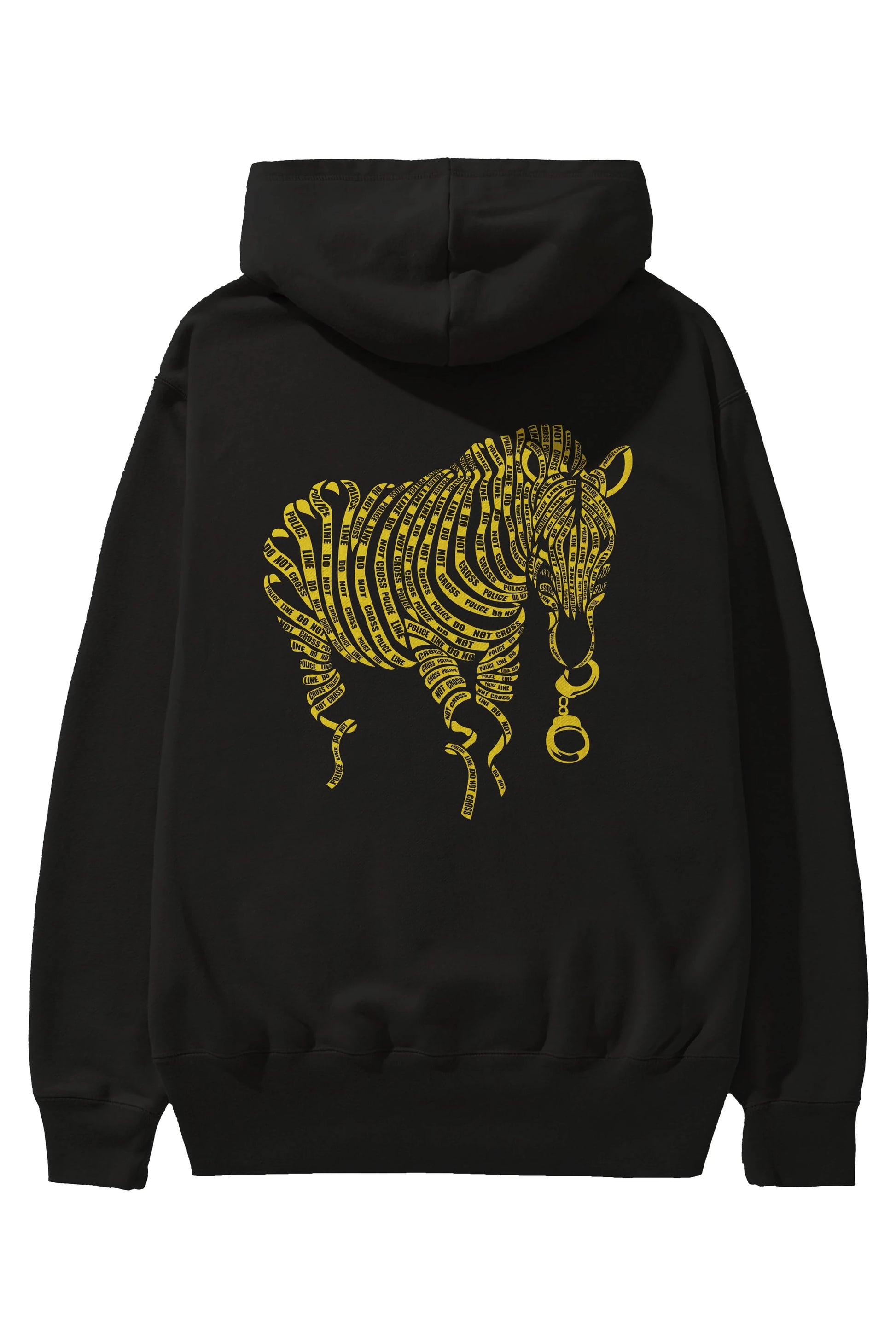Nature of Crime Arka Baskılı Hoodie Oversize Kapüşonlu Sweatshirt Erkek Kadın Unisex