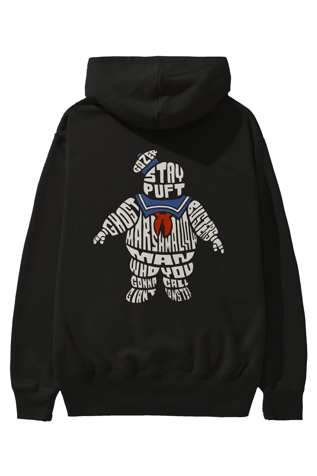 Stay Puft Arka Baskılı Hoodie Oversize Kapüşonlu Sweatshirt Erkek Kadın Unisex