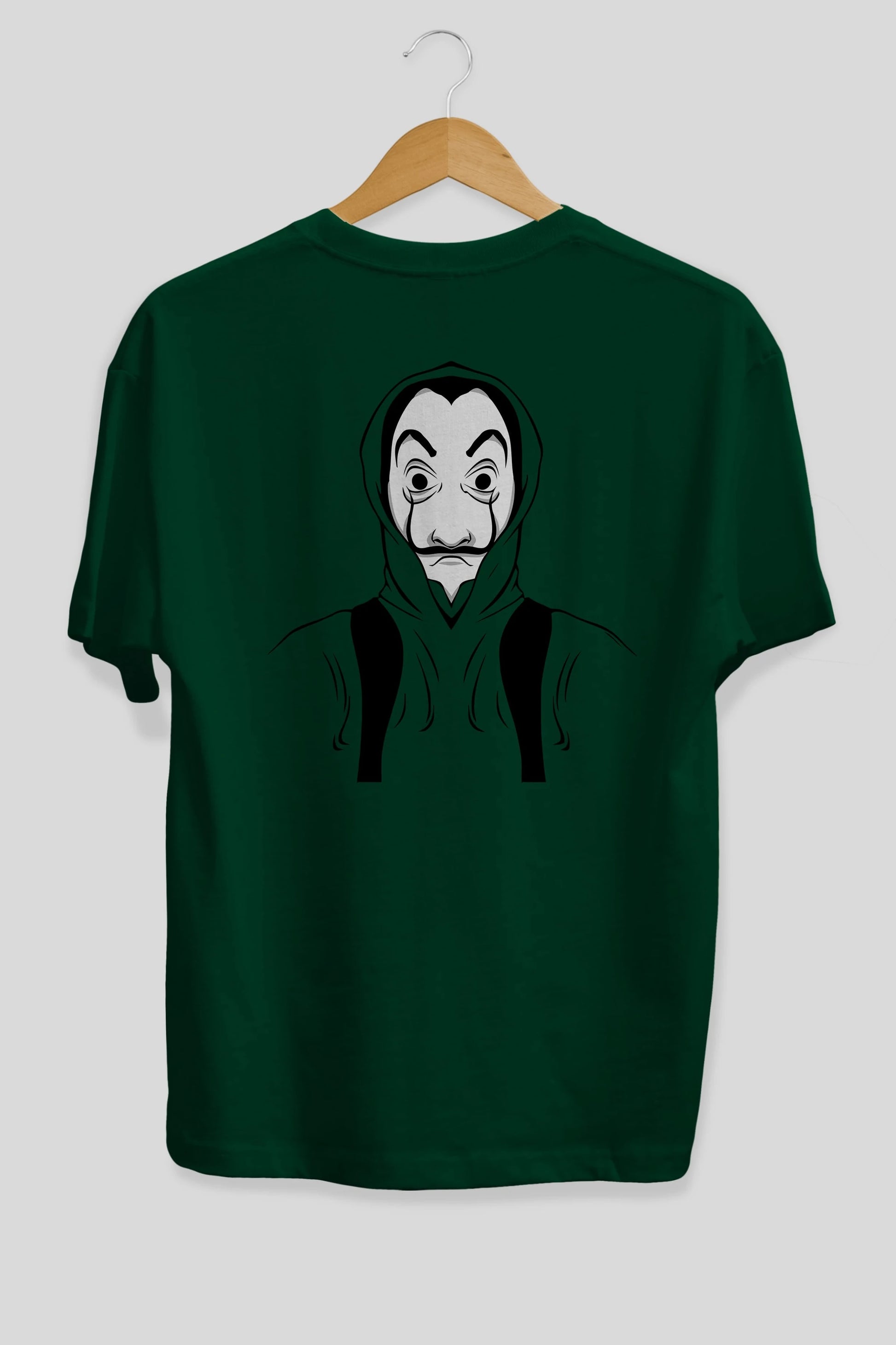 La Casa De Papel (7) Arka Baskılı Oversize t-shirt Erkek Kadın Unisex %100 Pamuk Bisiklet Yaka tişort