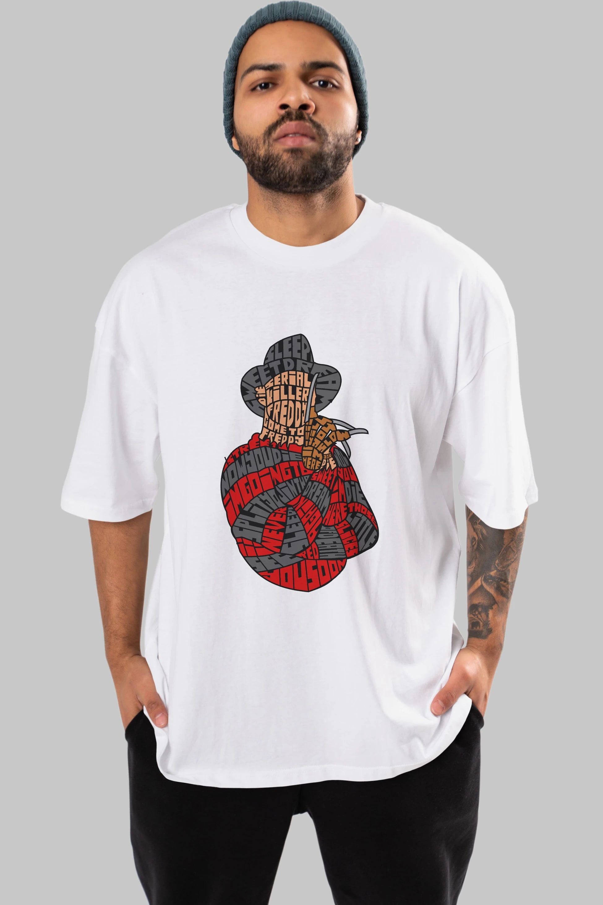 Sweet Dream Ön Baskılı Oversize t-shirt %100 pamuk Erkek Kadın Unisex