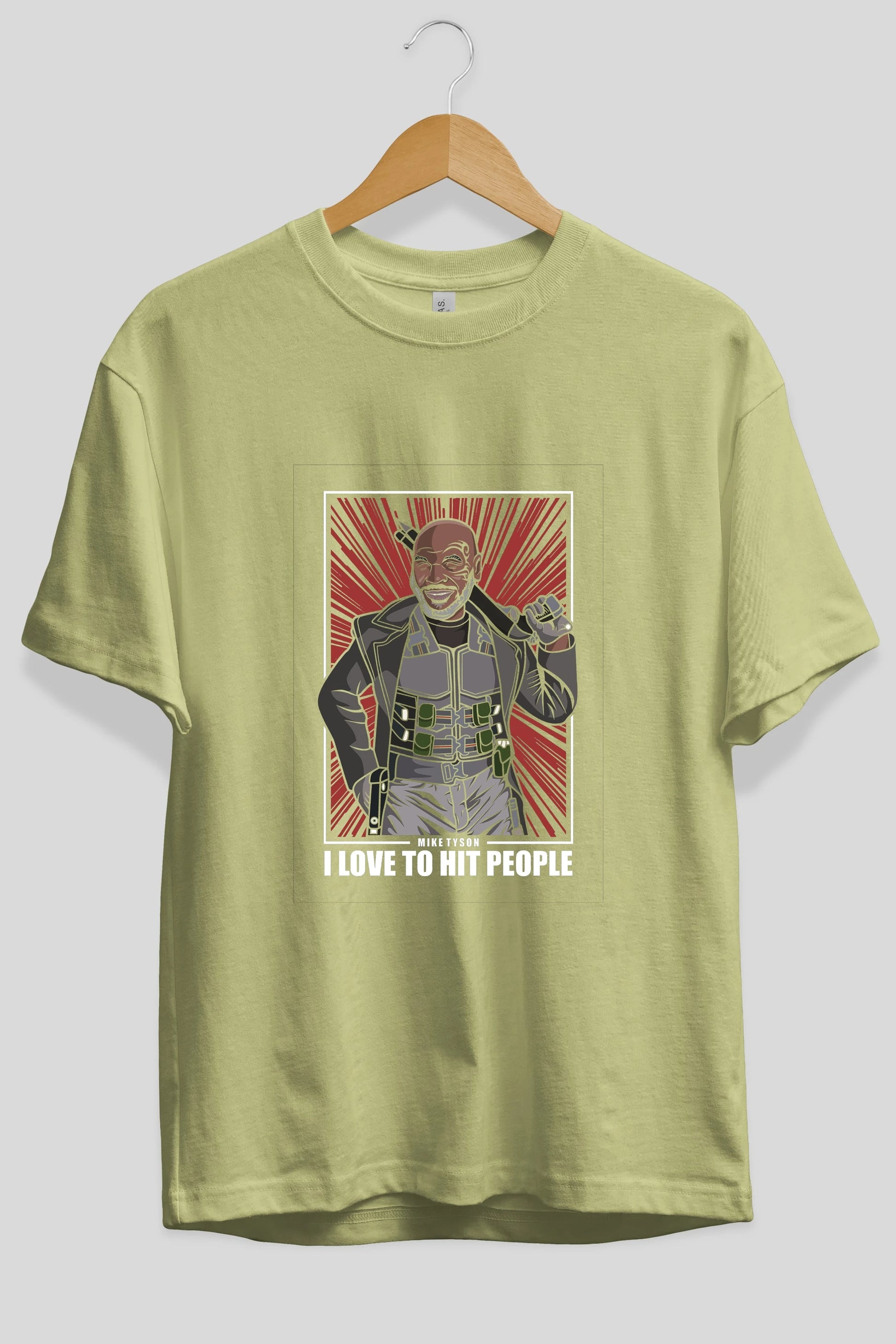 Blade Tyson Ön Baskılı Oversize t-shirt Erkek Kadın Unisex %100 Pamuk tişort