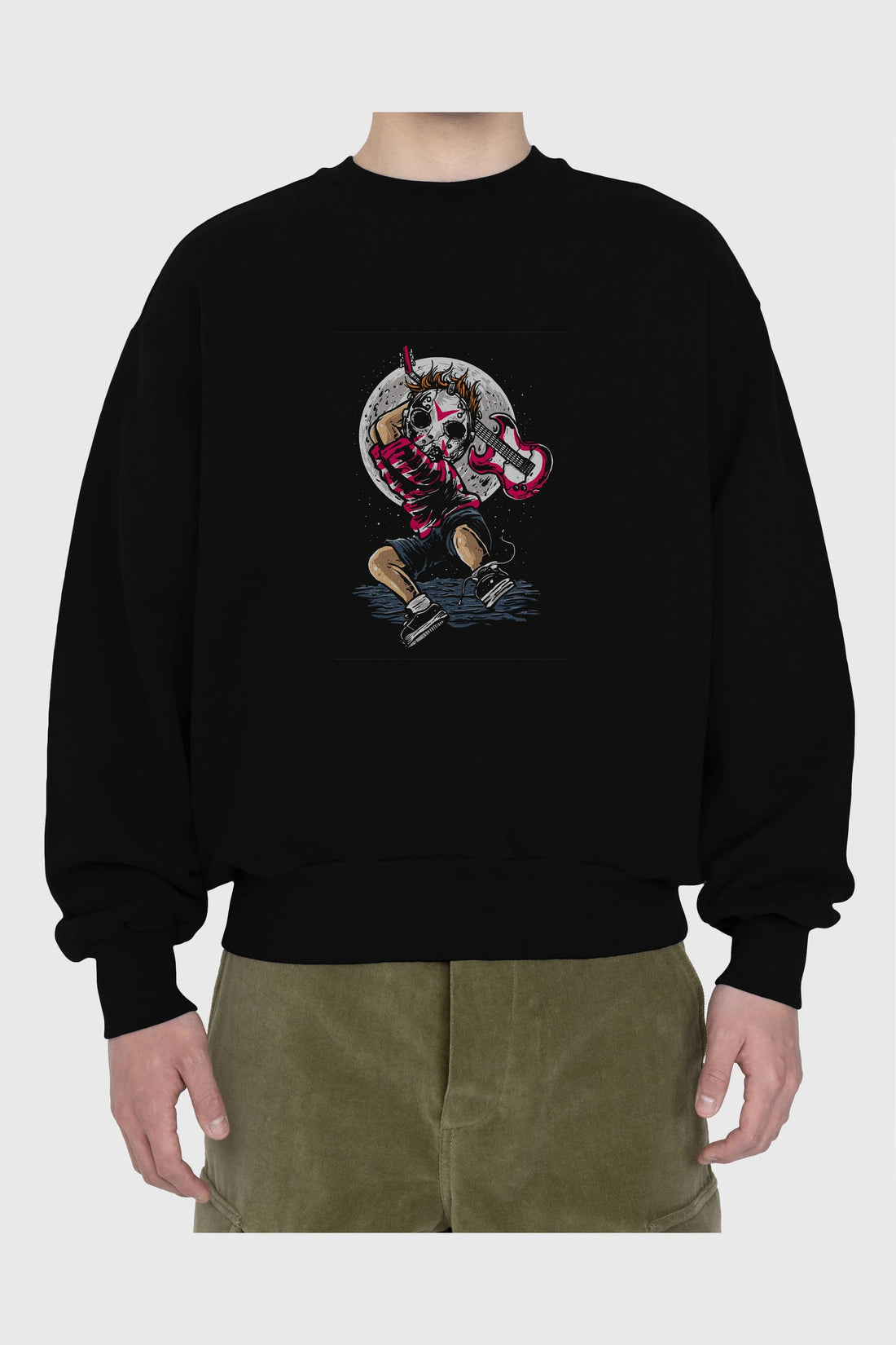 Break The Noise Ön Baskılı Oversize Sweatshirt Erkek Kadın Unisex
