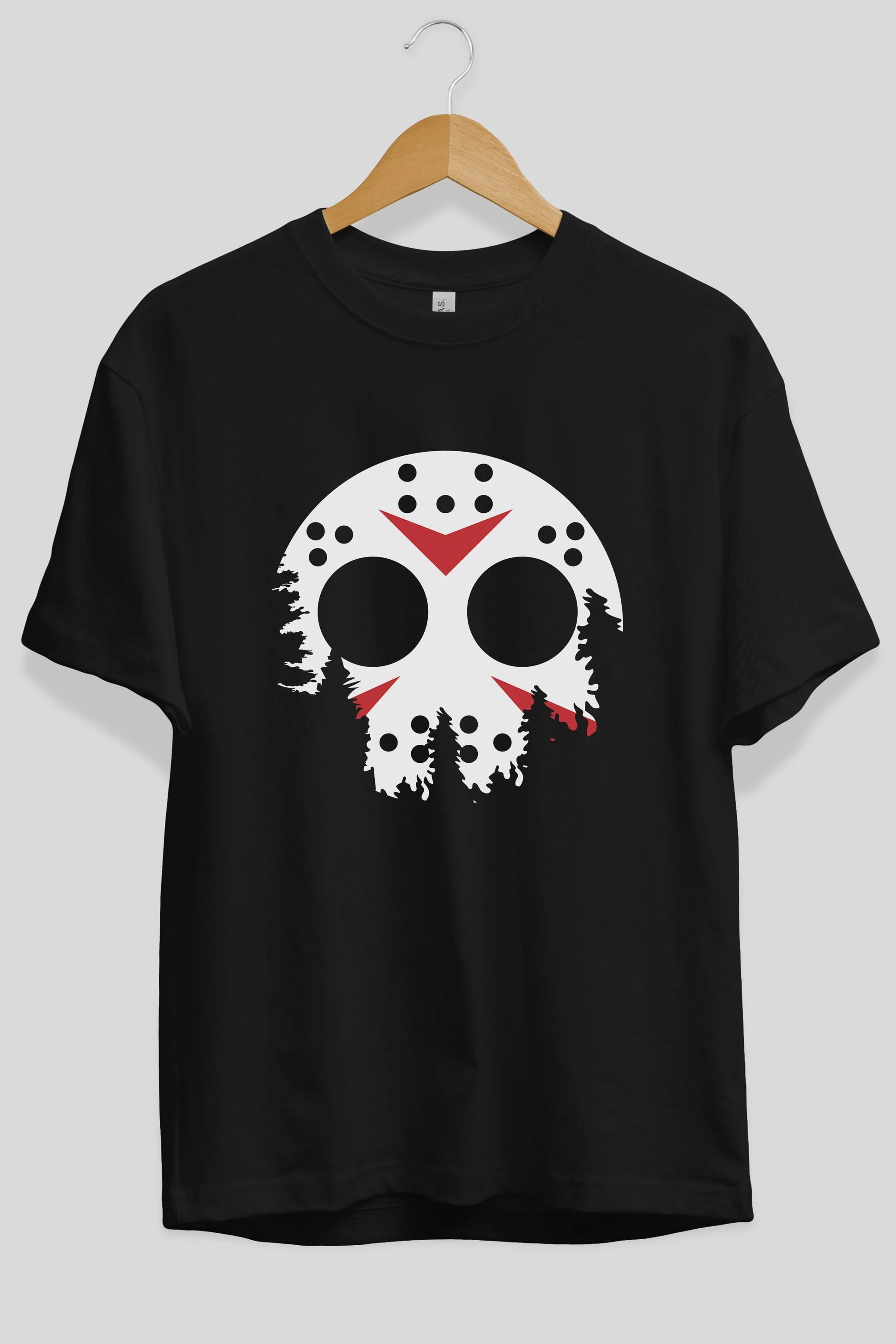 Jason Moon Ön Baskılı Oversize t-shirt %100 pamuk Erkek Kadın Unisex