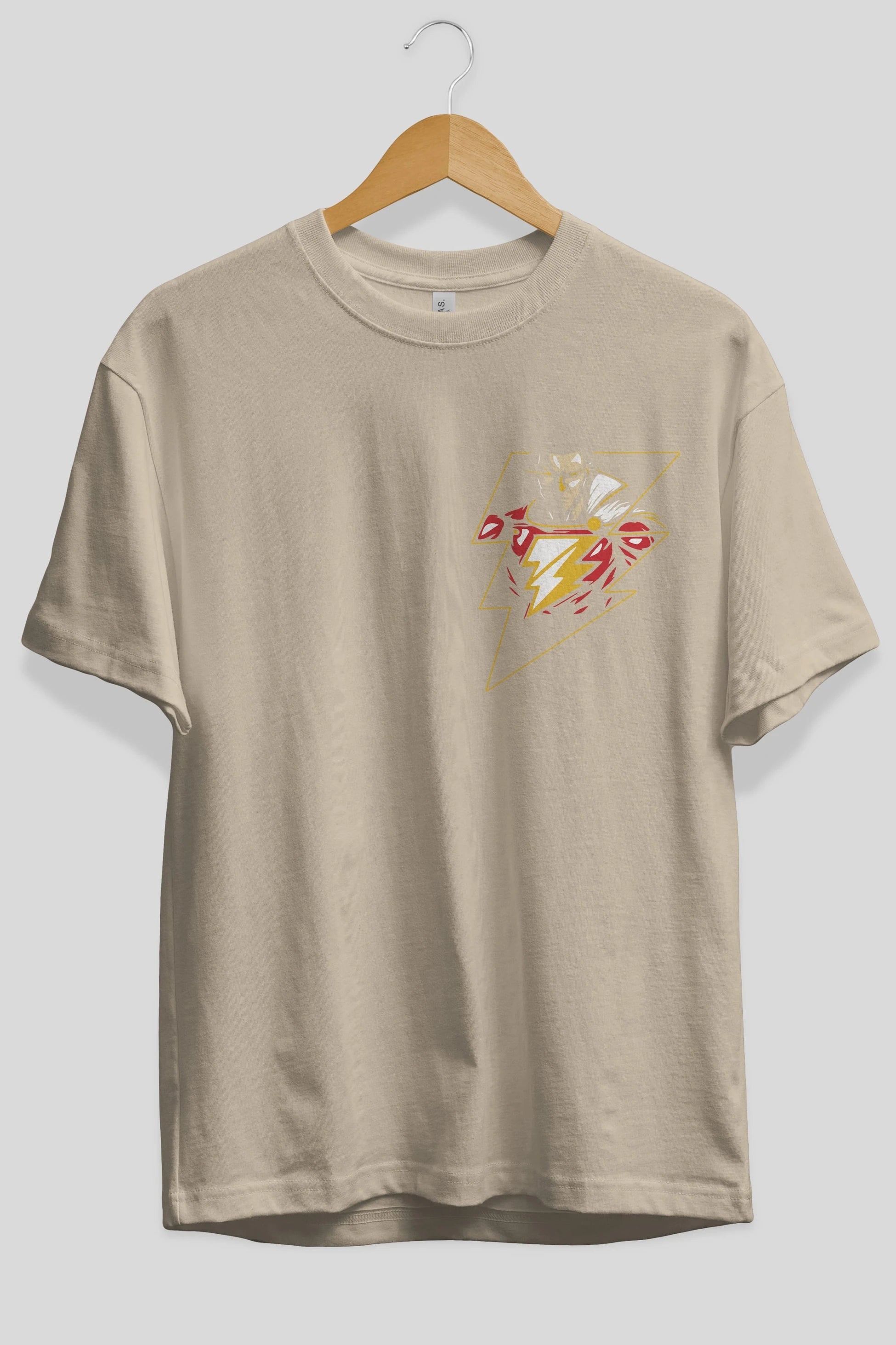 Flash Avengers (3) Ön Sol Baskılı Oversize t-shirt Erkek Kadın Unisex %100 Pamuk Bisiklet Yaka tişort