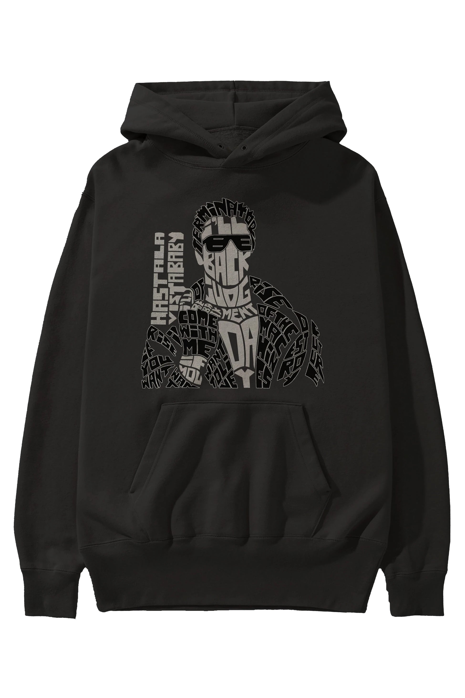I_ll Be Back Ön Baskılı Hoodie Oversize Kapüşonlu Sweatshirt Erkek Kadın Unisex