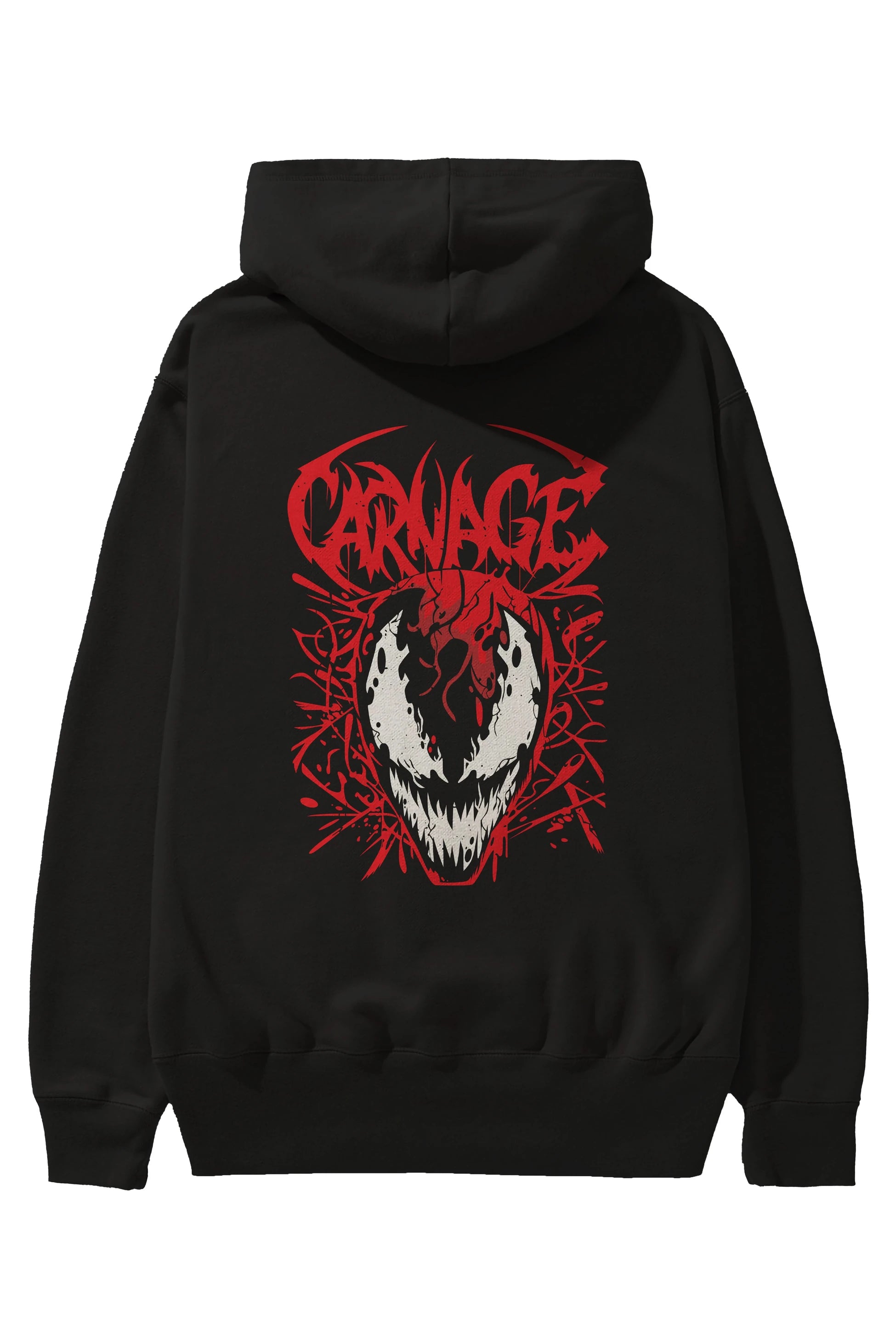 Venom (22) Arka Baskılı Hoodie Oversize Kapüşonlu Sweatshirt Erkek Kadın Unisex