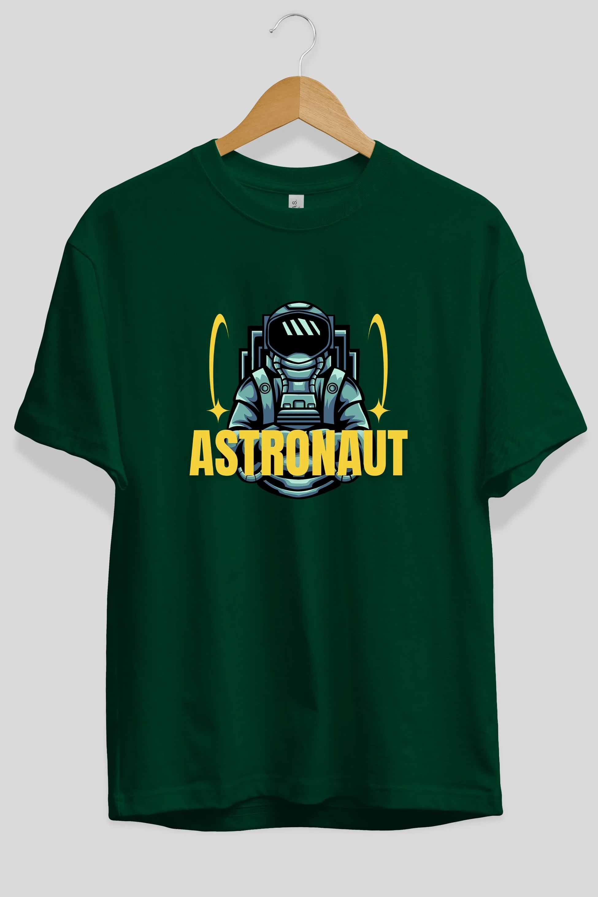 Astronaut Ön Baskılı Oversize t-shirt Erkek Kadın Unisex