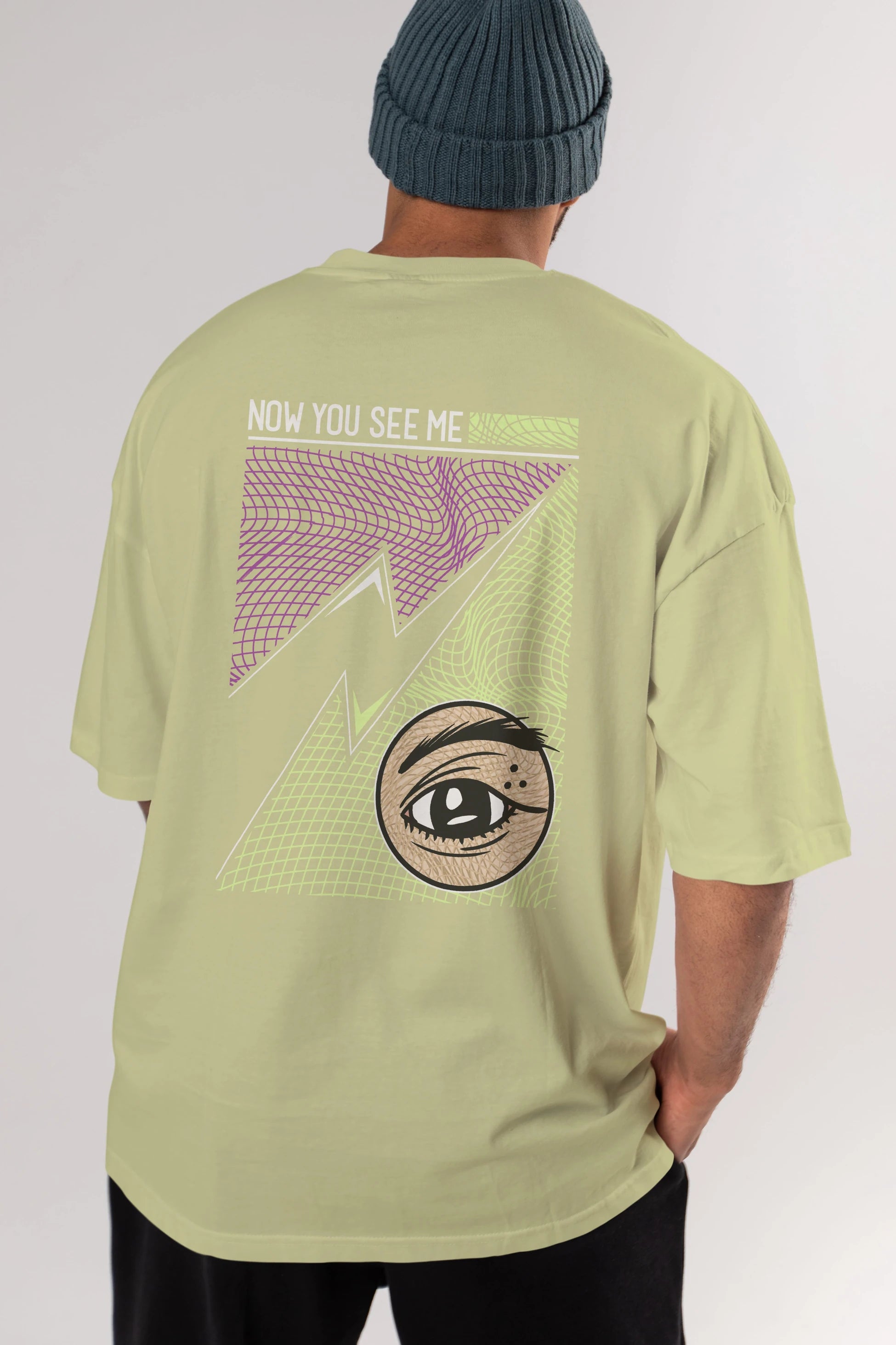 Now You See Me Arka Baskılı Oversize t-shirt Erkek Kadın Unisex