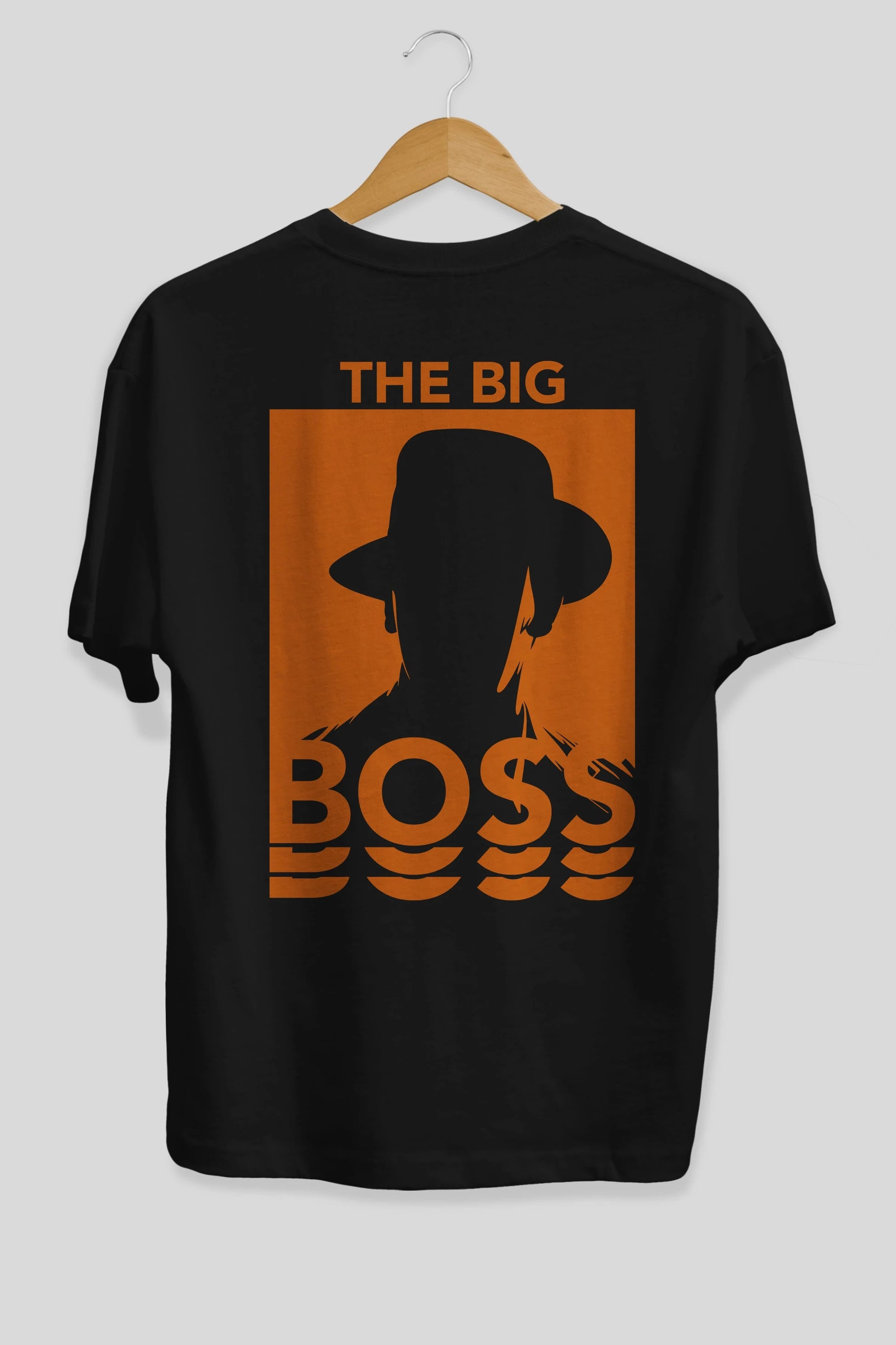 The Big Boss Arka Baskılı Oversize t-shirt Erkek Kadın Unisex
