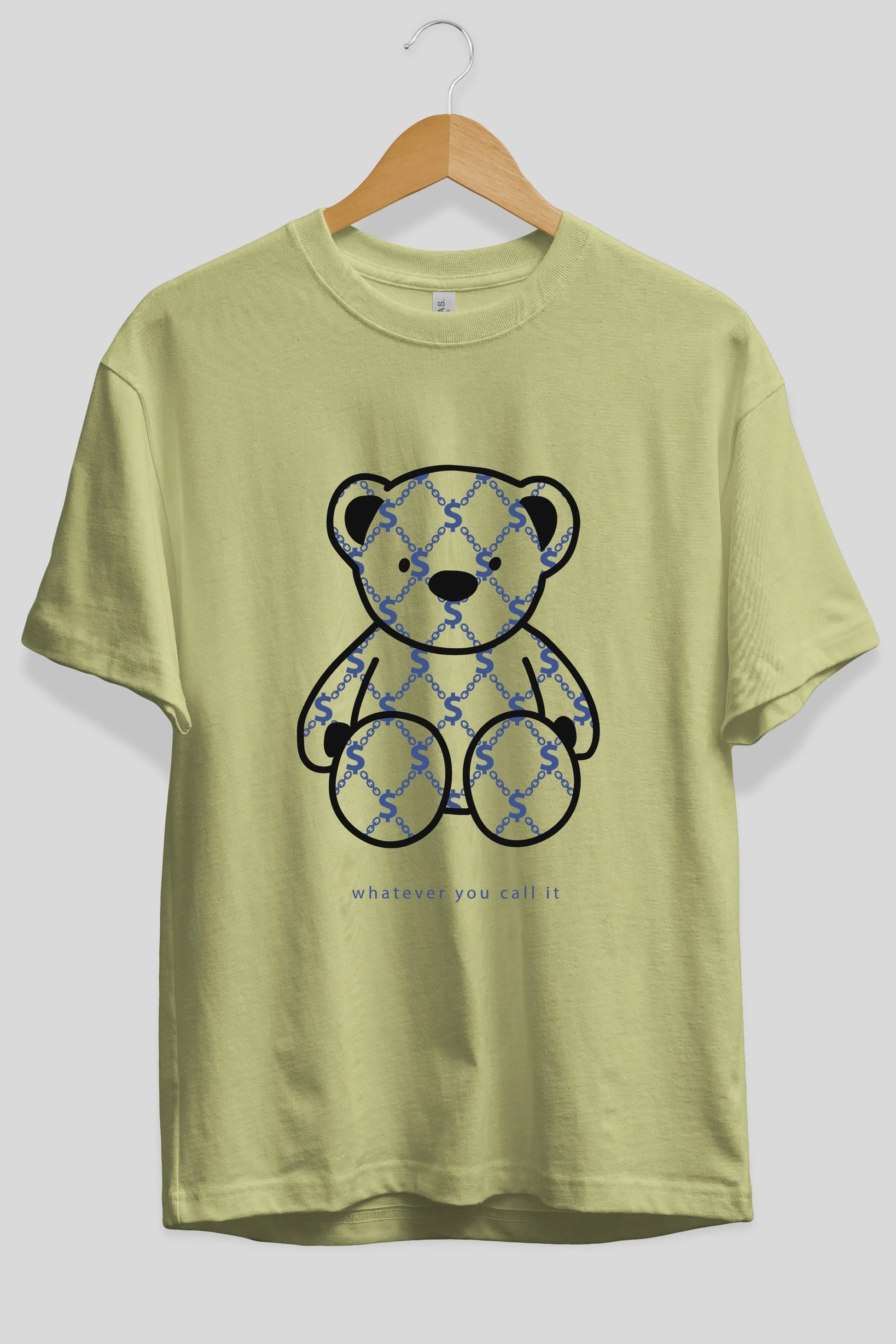 Whatever you Bear Ön Baskılı Oversize t-shirt Erkek Kadın Unisex