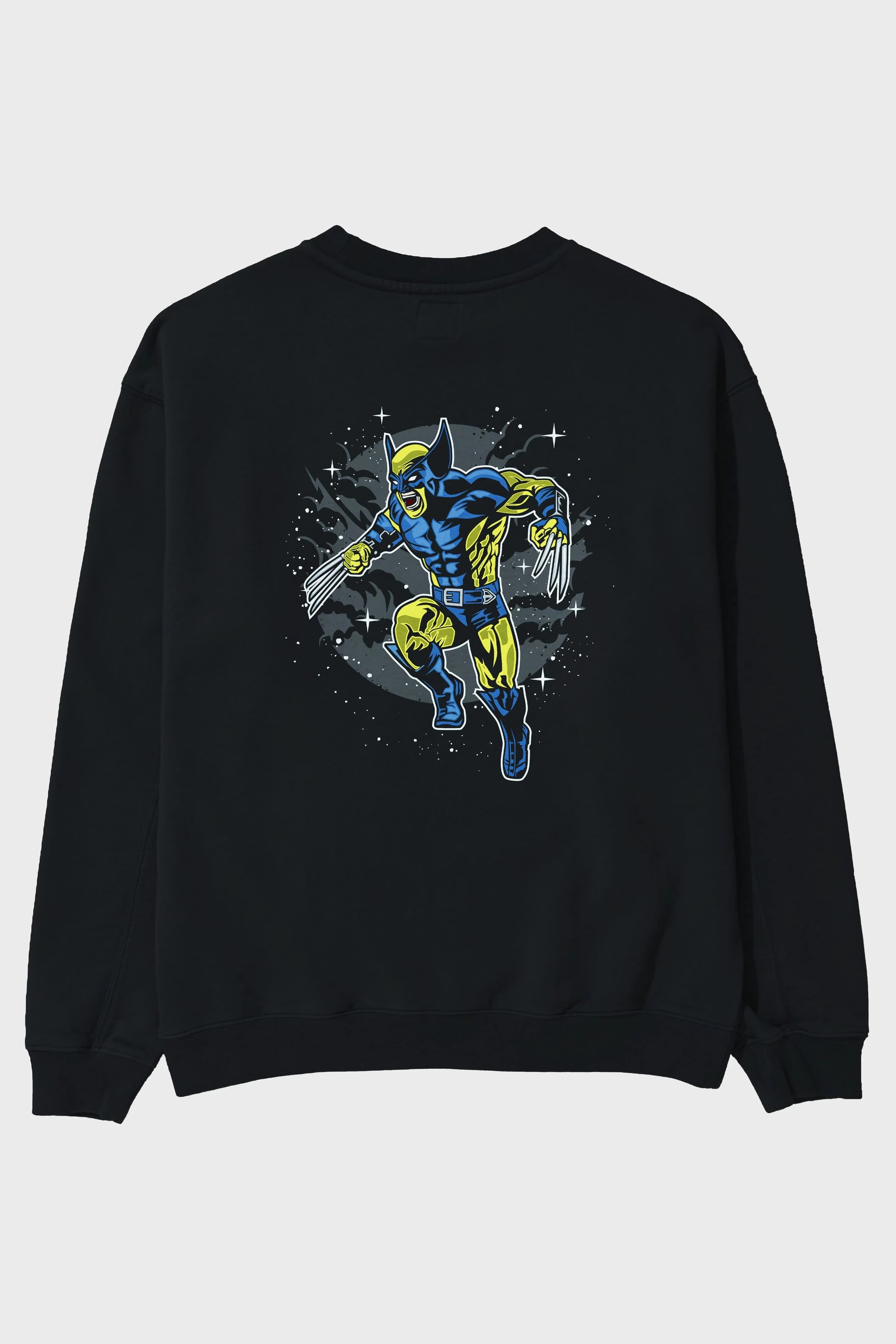 Wolverine Arka Baskılı Oversize Sweatshirt Erkek Kadın Unisex