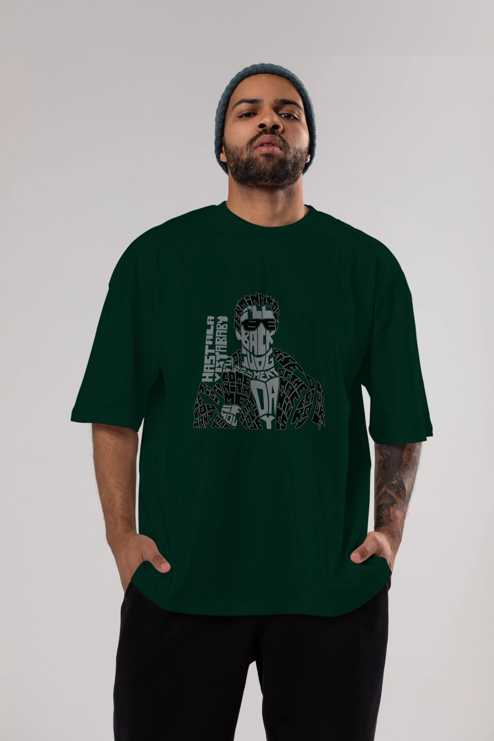 I_ll Be Back Ön Baskılı Oversize t-shirt %100 pamuk Erkek Kadın Unisex