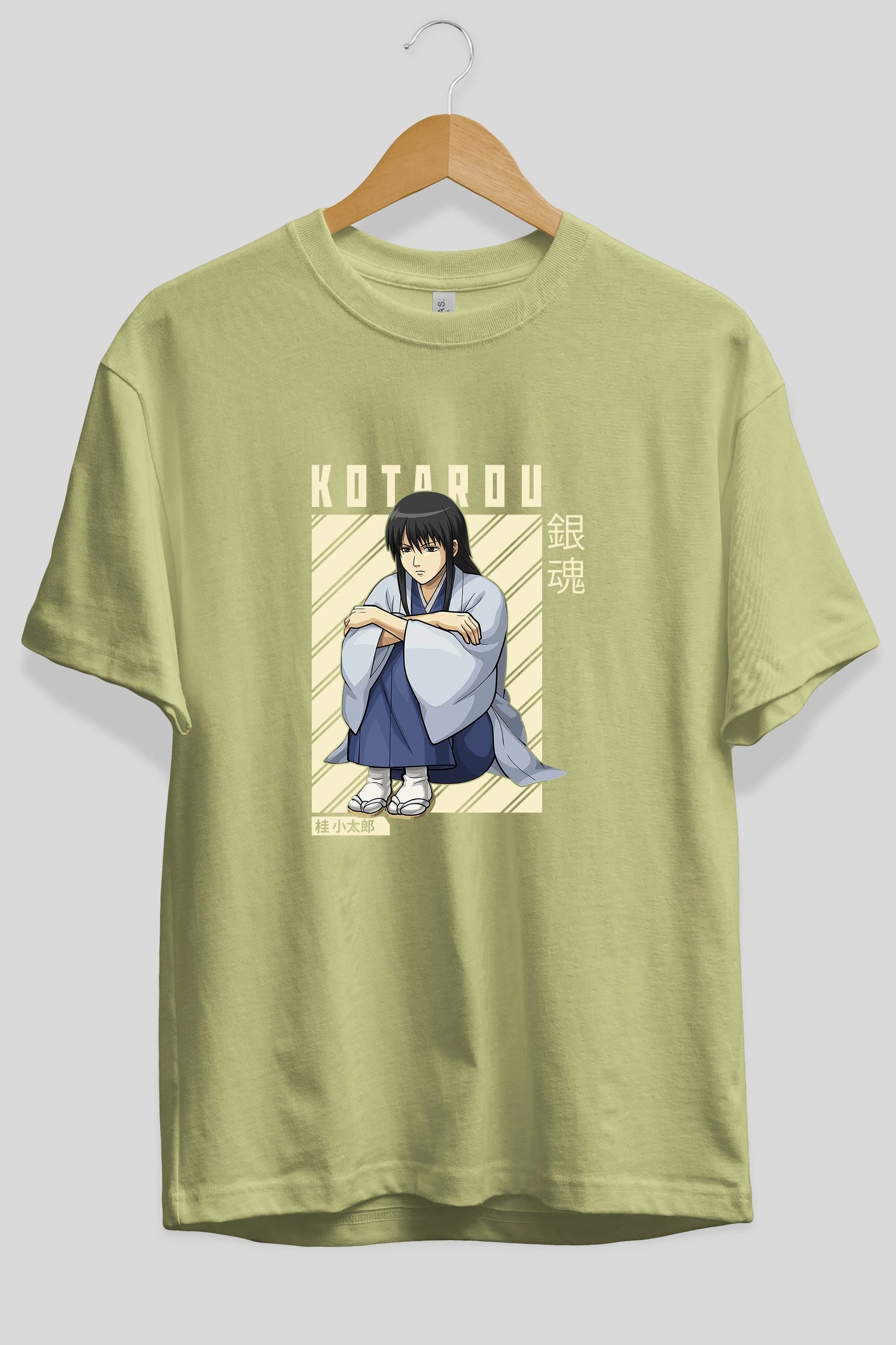Kotarou Katsura GINTAMA Anime Ön Baskılı Oversize t-shirt %100 pamuk Erkek Kadın Unisex