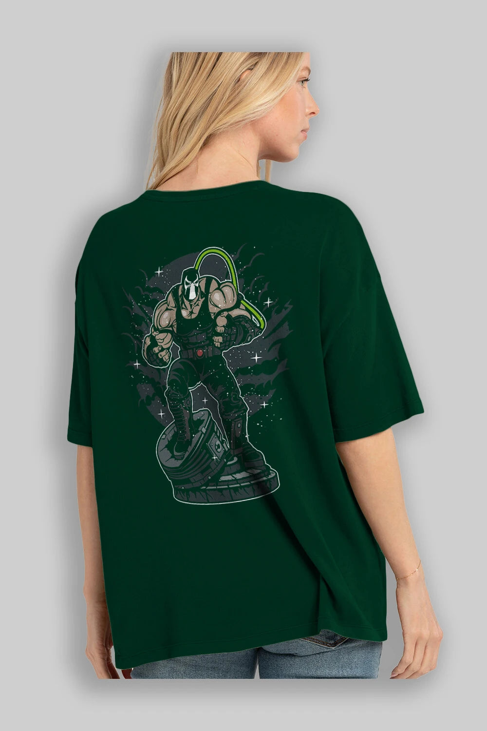 Bane (2) Arka Baskılı Oversize t-shirt Erkek Kadın Unisex %100 Pamuk