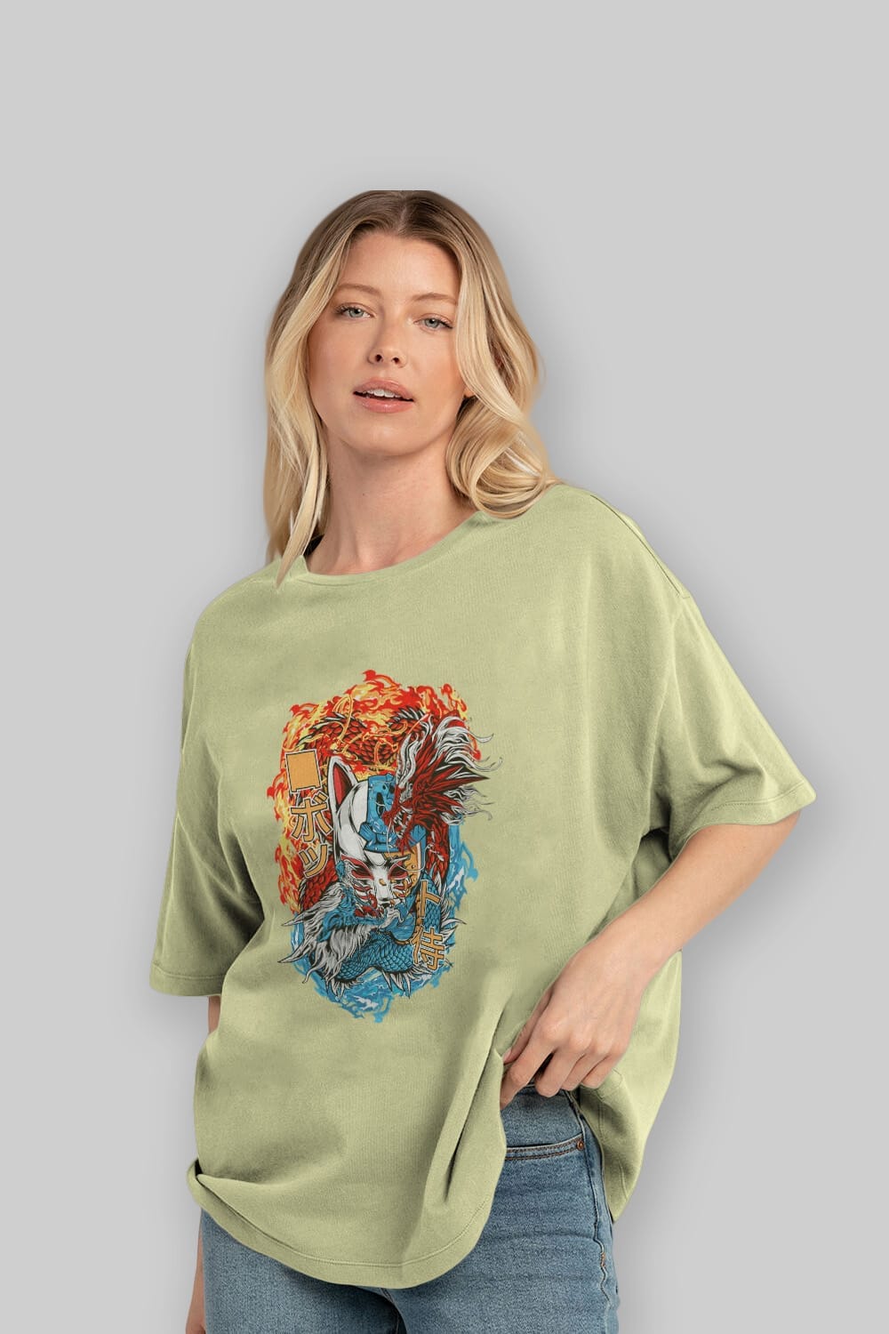 ONE PIECE (7) Anime Ön Baskılı Oversize t-shirt %100 pamuk Erkek Kadın Unisex