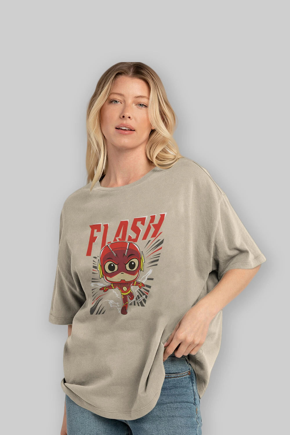 Flash Avengers (4) Ön Baskılı Oversize t-shirt Erkek Kadın Unisex %100 Pamuk Bisiklet Yaka tişort