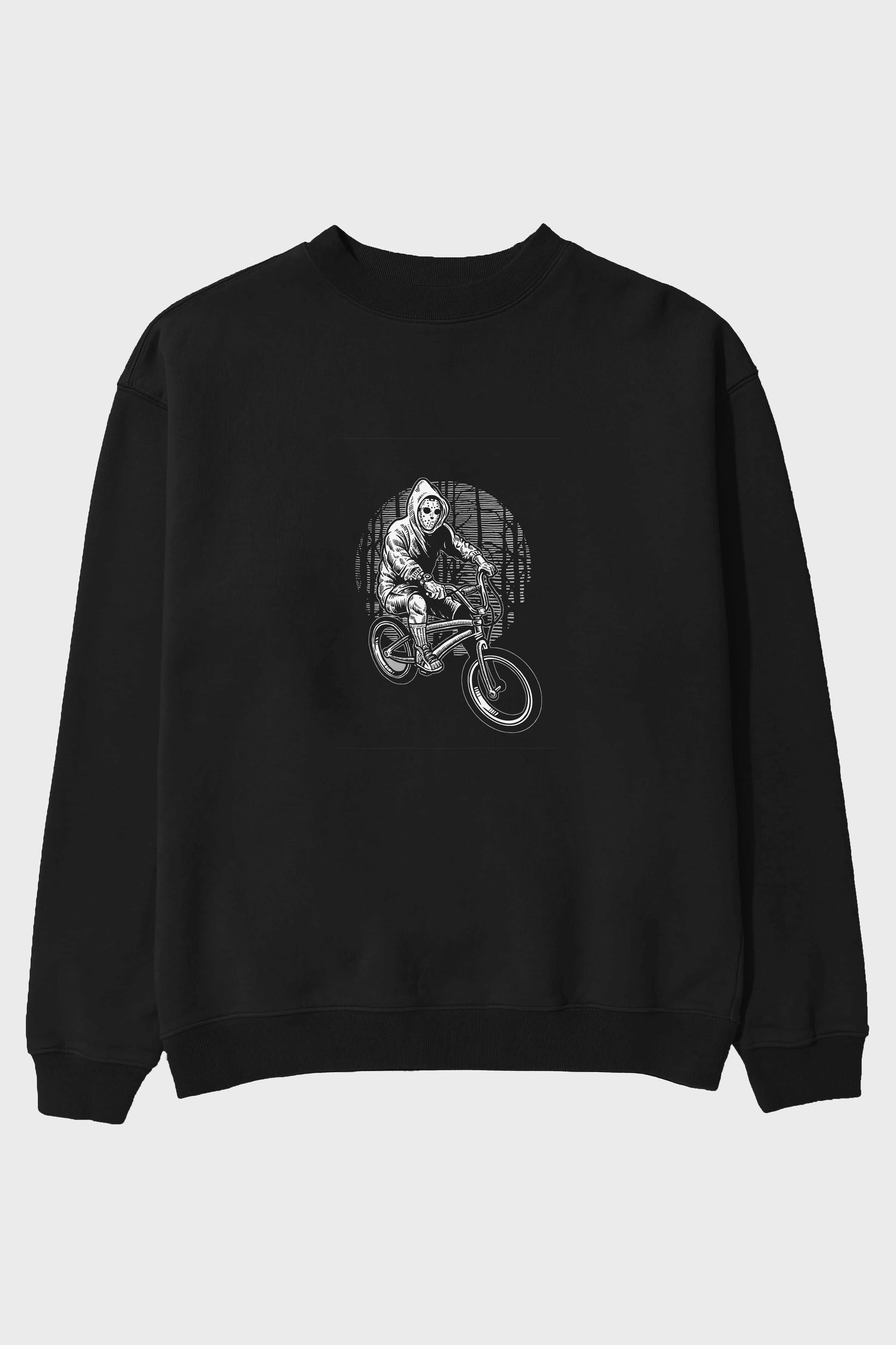 Ride Bike To Kill Ön Baskılı Oversize Sweatshirt Erkek Kadın Unisex