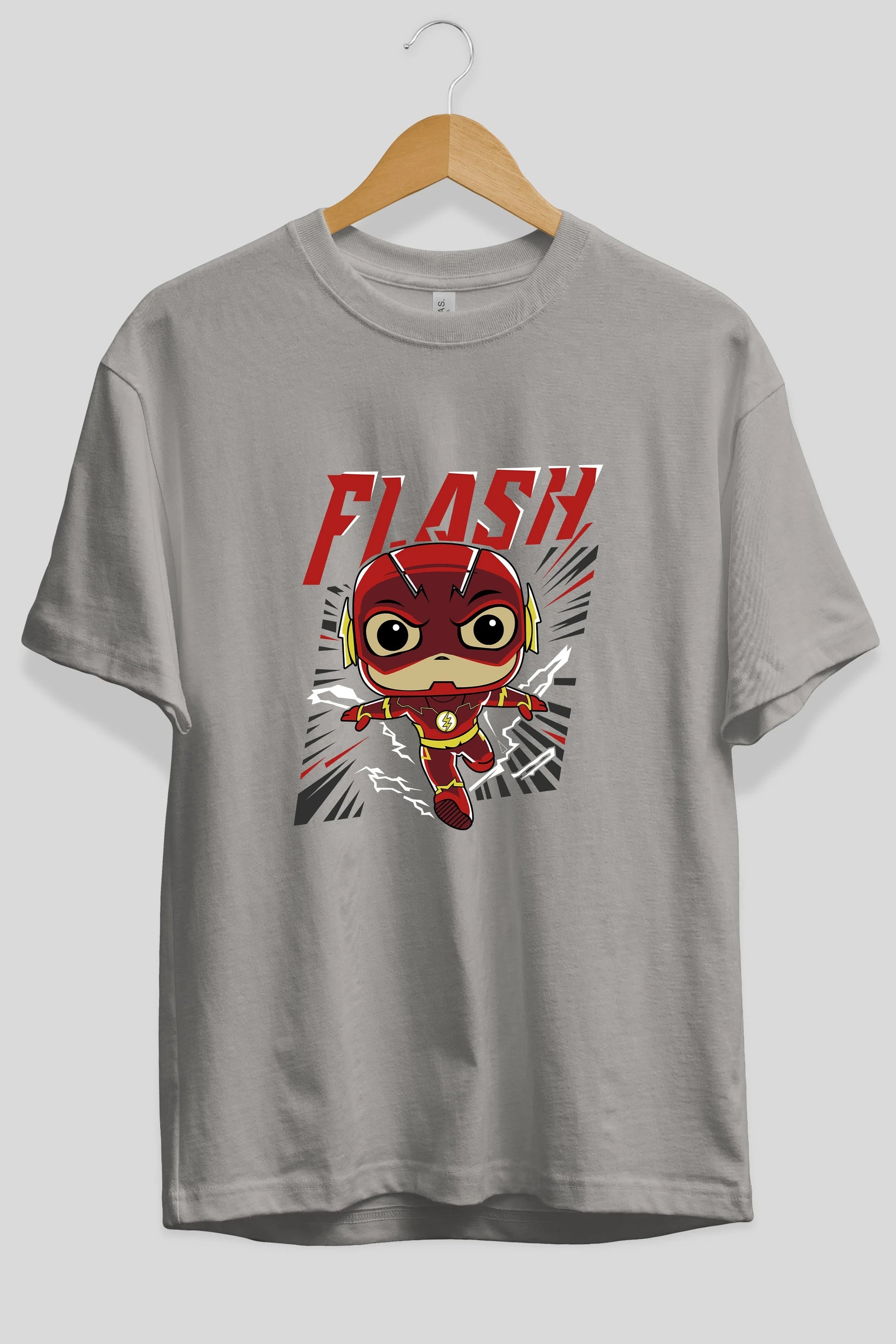 Flash Avengers (4) Ön Baskılı Oversize t-shirt Erkek Kadın Unisex %100 Pamuk Bisiklet Yaka tişort