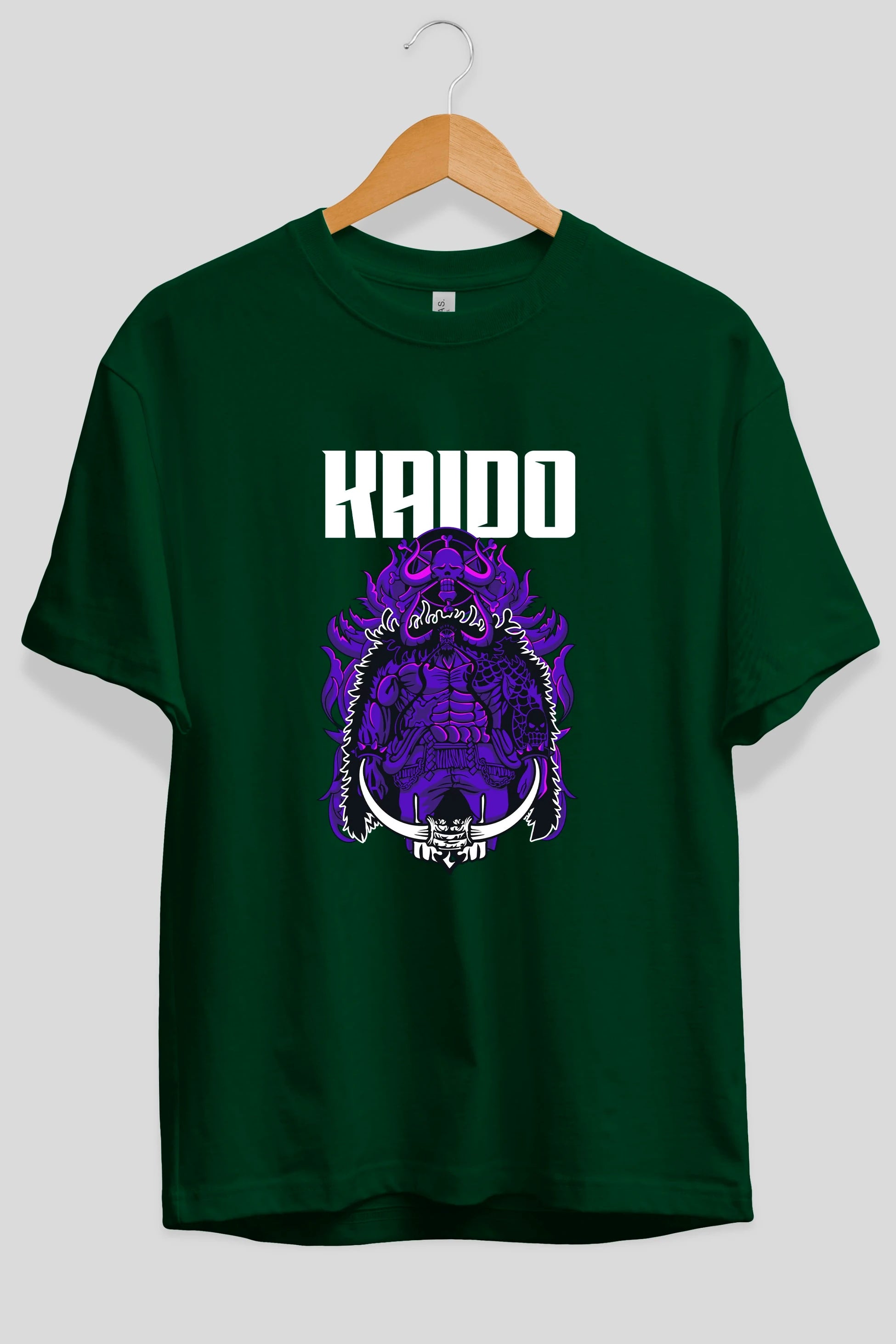 Kaido Anime Ön Baskılı Oversize t-shirt Erkek Kadın Unisex