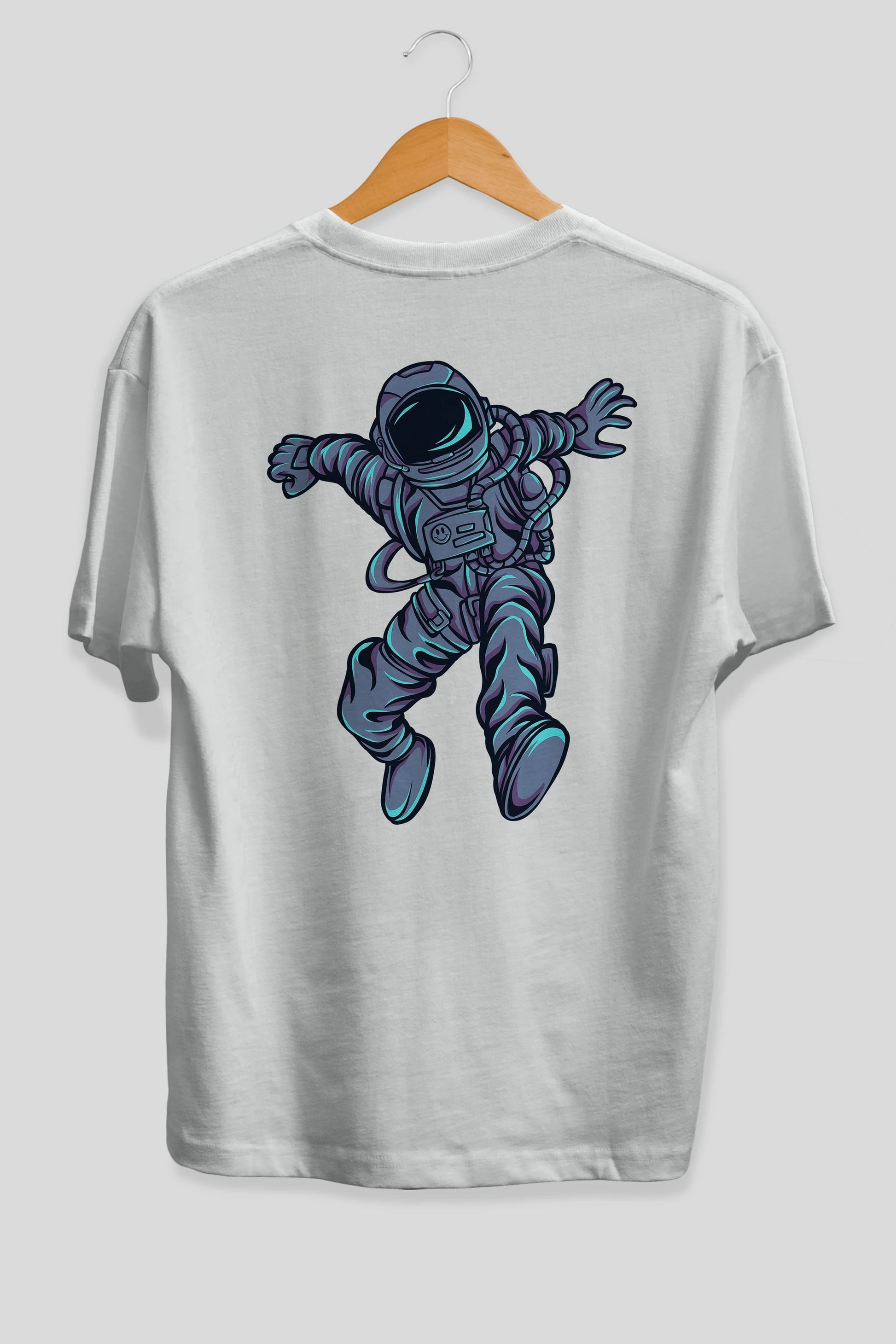 Astrostars tshirt Arka Baskılı Oversize t-shirt Erkek Kadın Unisex