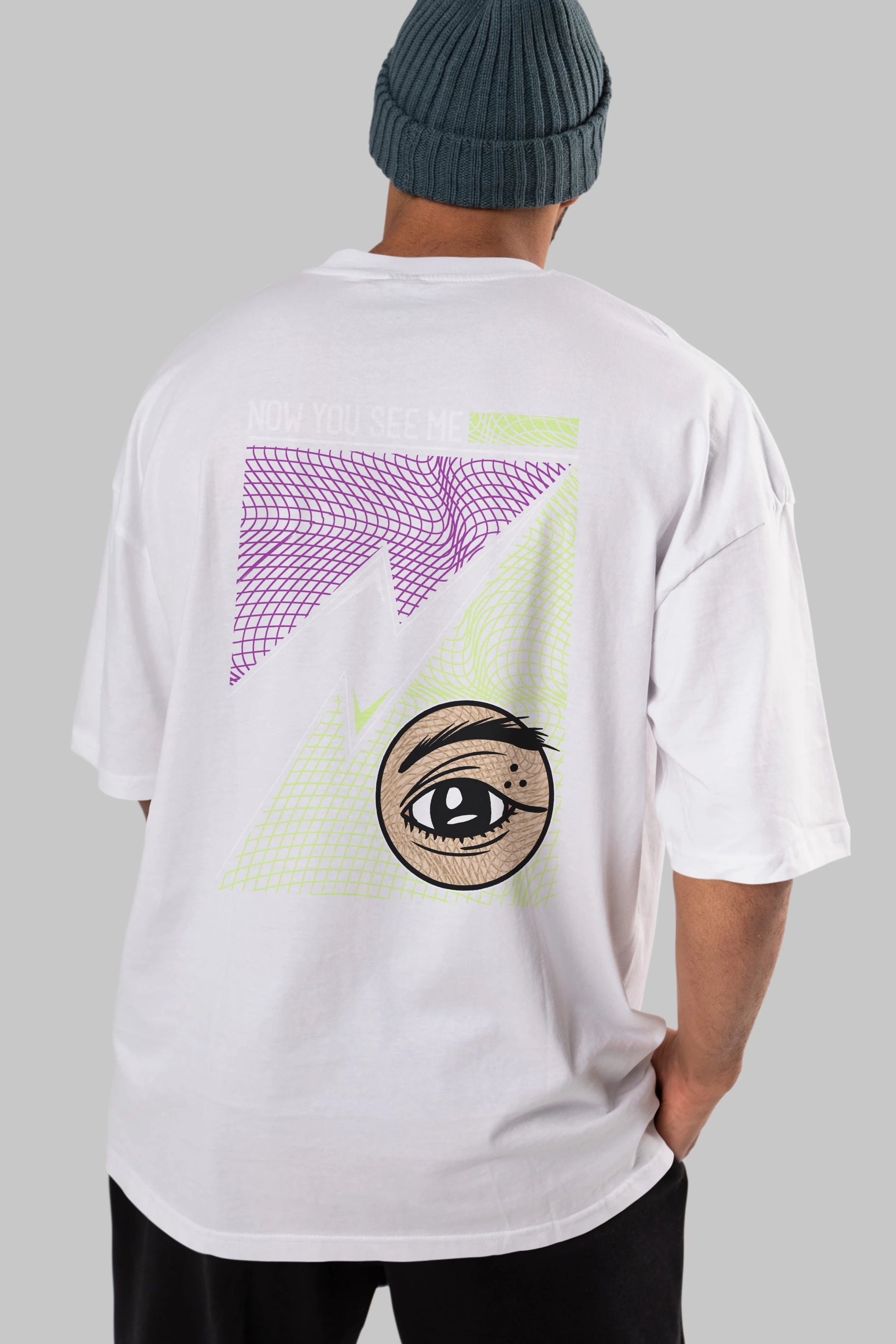 Now You See Me Arka Baskılı Oversize t-shirt Erkek Kadın Unisex