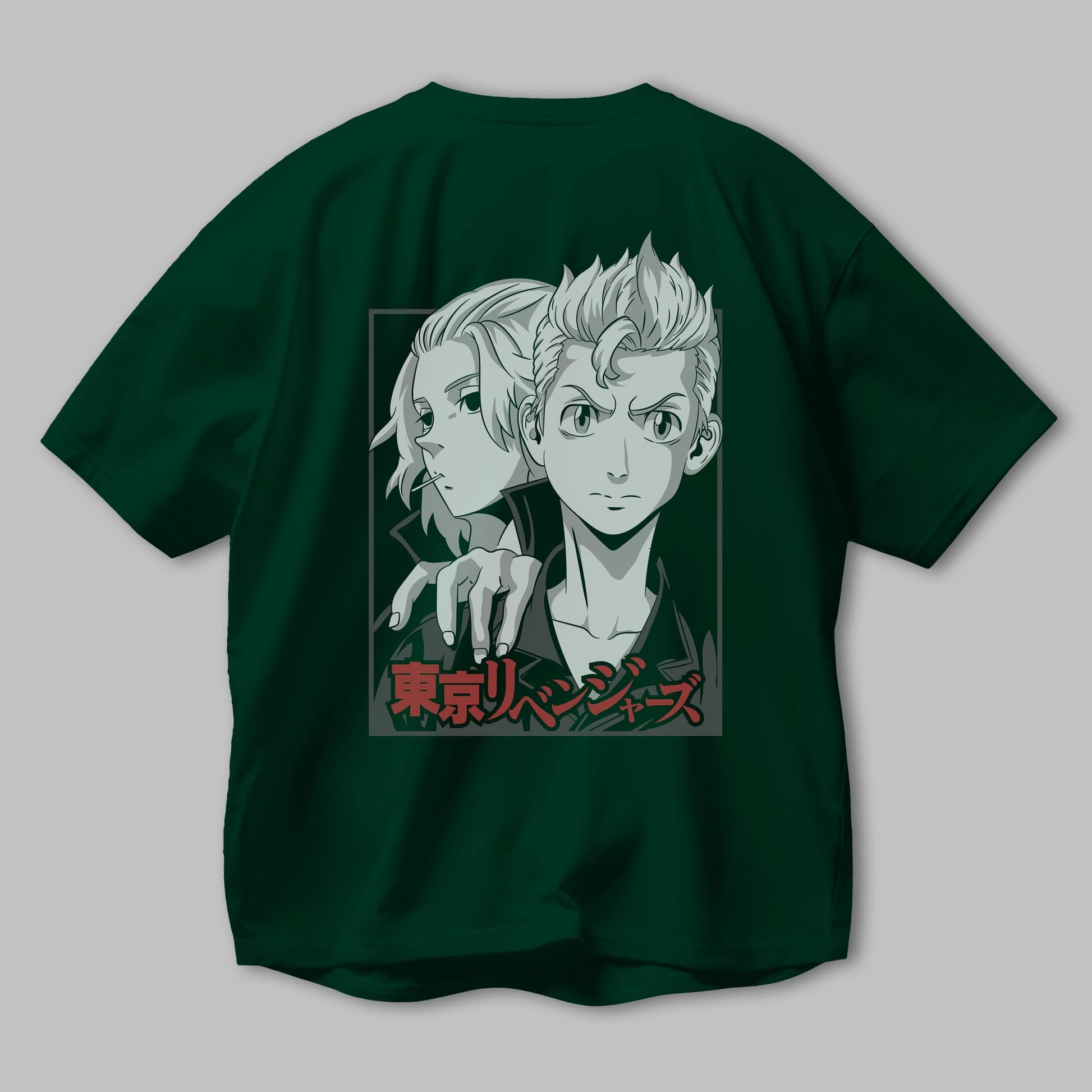 TOKYO REVENGERS Anime Arka Baskılı Oversize t-shirt Erkek Kadın Unisex