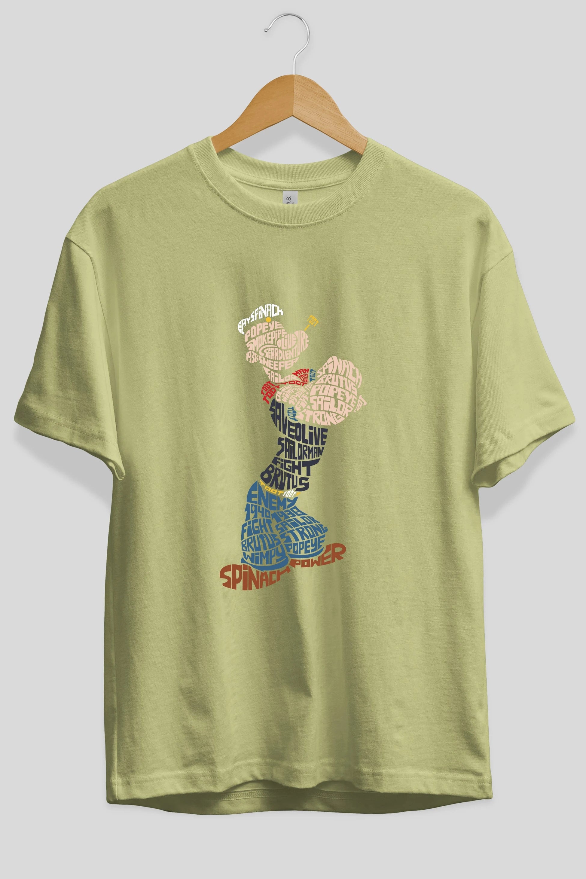 Sailorman Ön Baskılı Oversize t-shirt %100 pamuk Erkek Kadın Unisex
