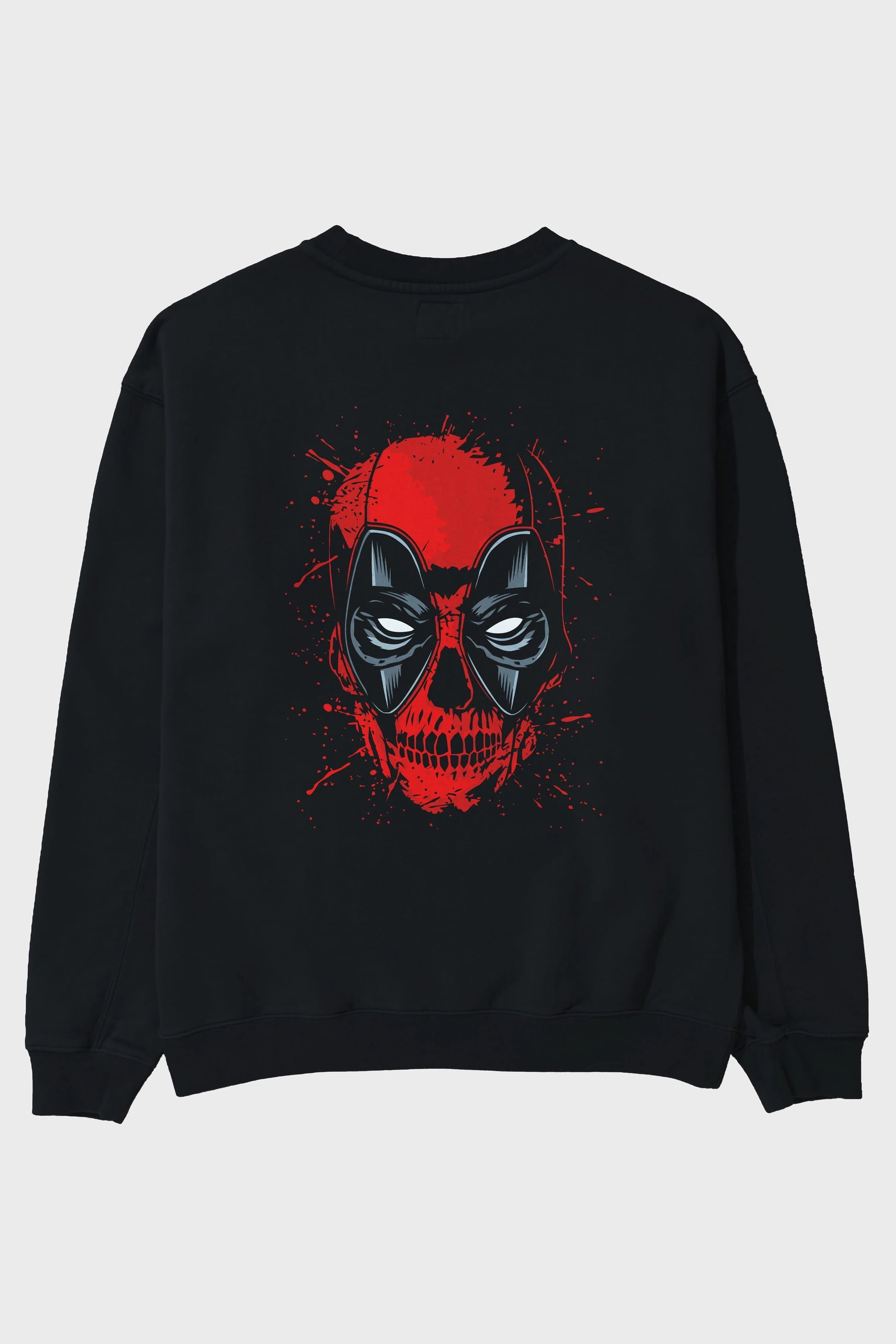 Deadpool (3) Arka Baskılı Oversize Sweatshirt Erkek Kadın Unisex