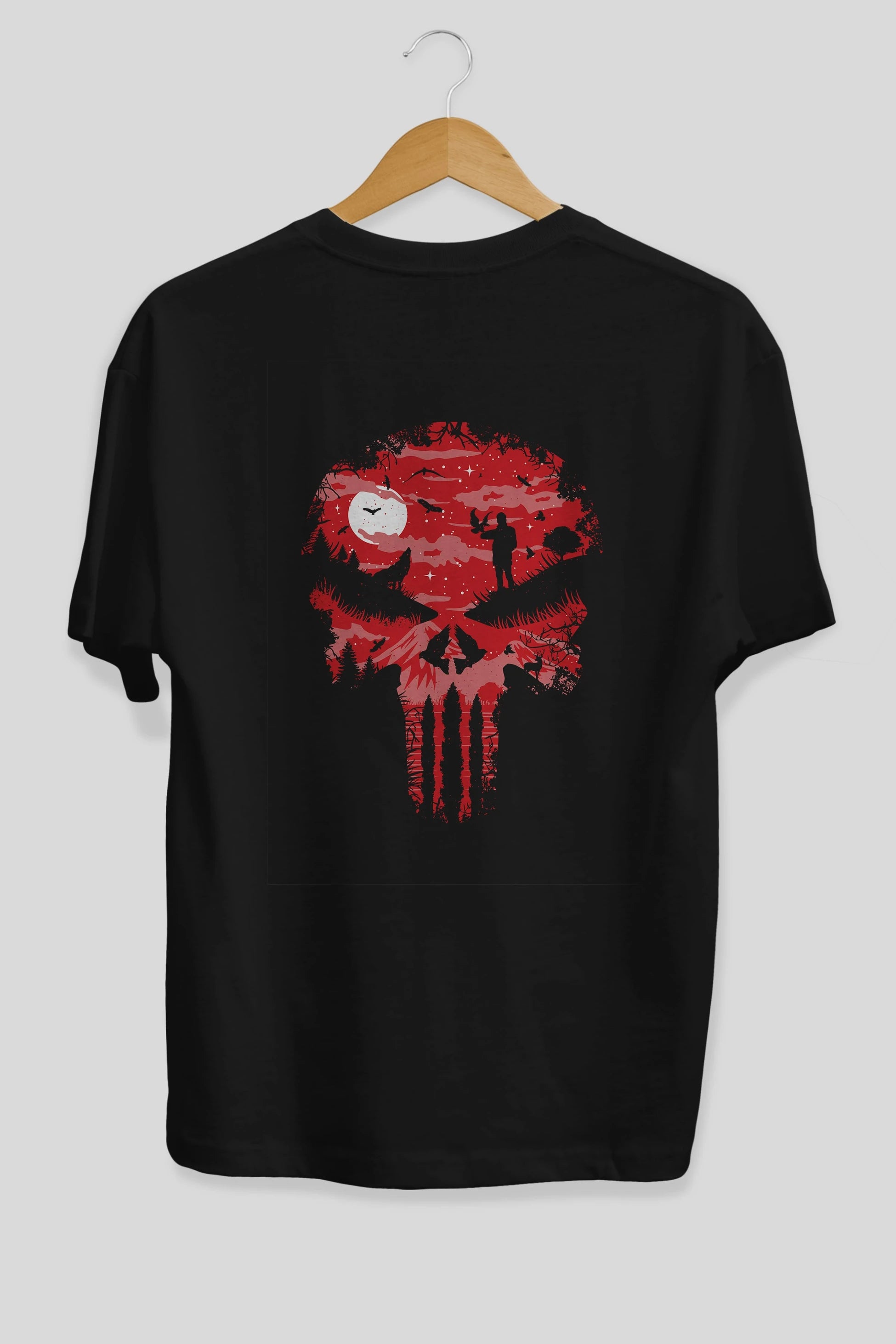 Stand And Bleed Arka Baskılı Oversize t-shirt %100 pamuk Erkek Kadın Unisex