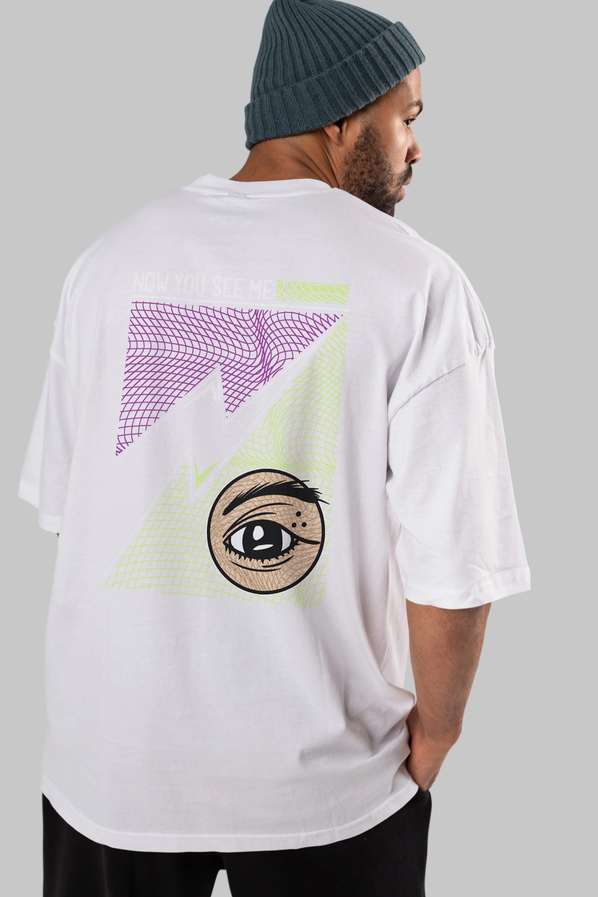 Now You See Me Arka Baskılı Oversize t-shirt Erkek Kadın Unisex